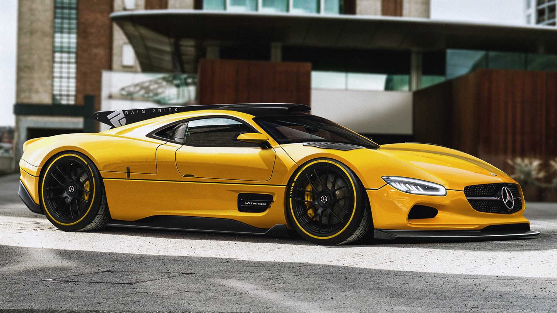 CLK GTR Rendered As The One Supercar