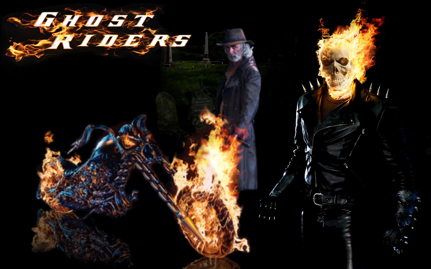 cant wait for the sequel to this either. Ghost rider wallpaper, Ghost rider, Ghost rider bike