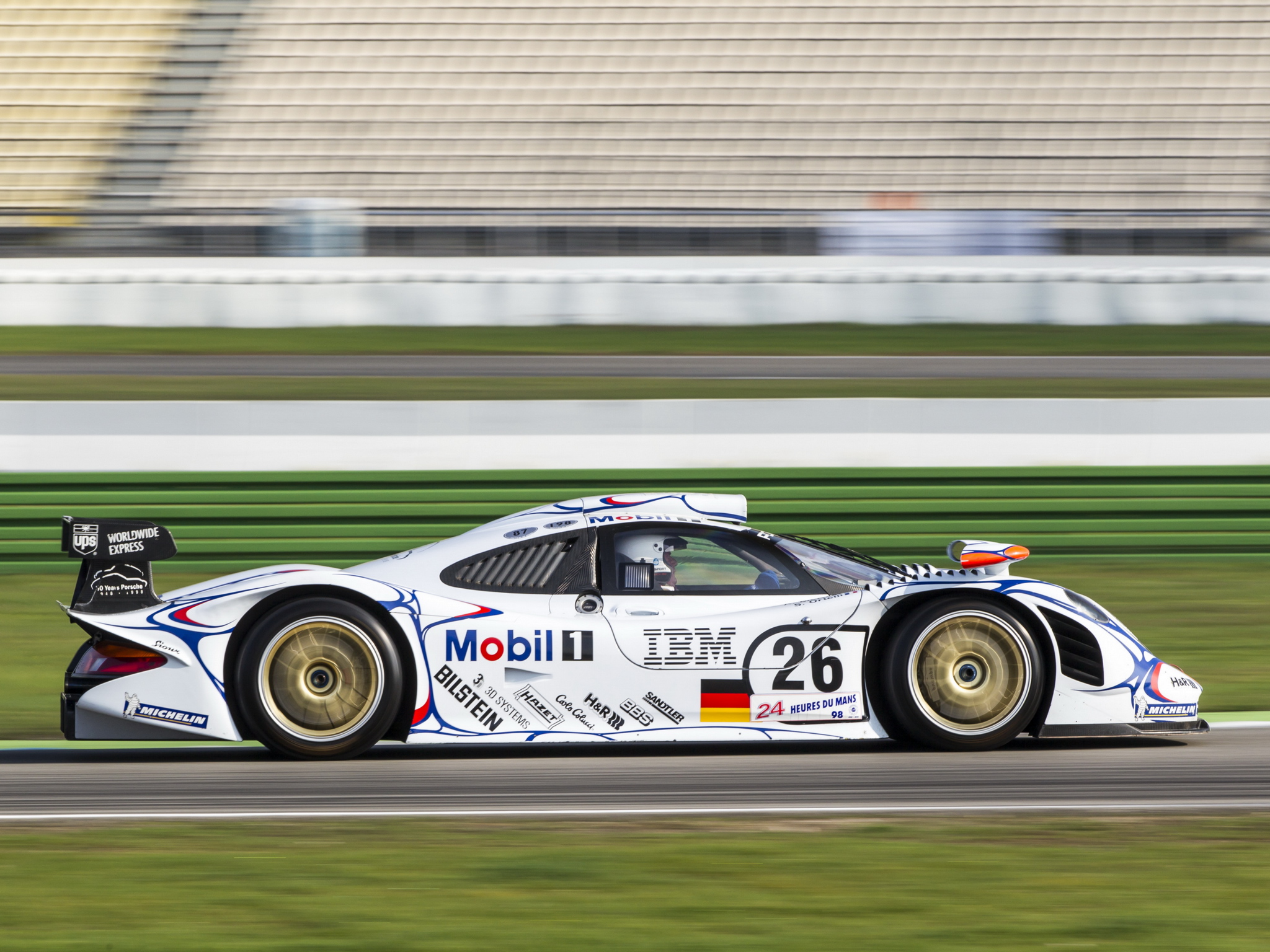 Porsche 911 GT1 (996) Le Mans Race Racing C Wallpaperx1536