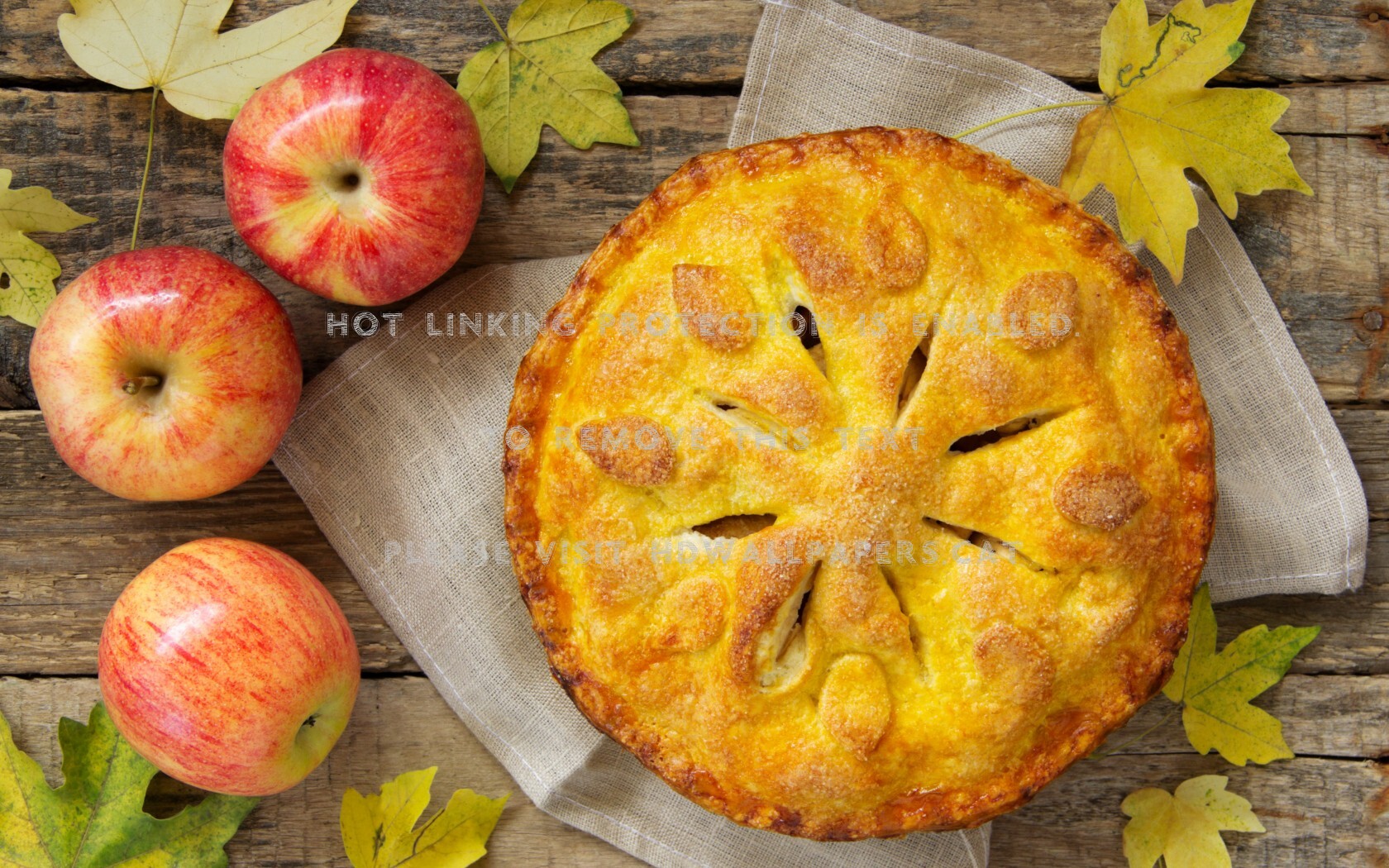 apple pie yellow sweet food autumn fruit