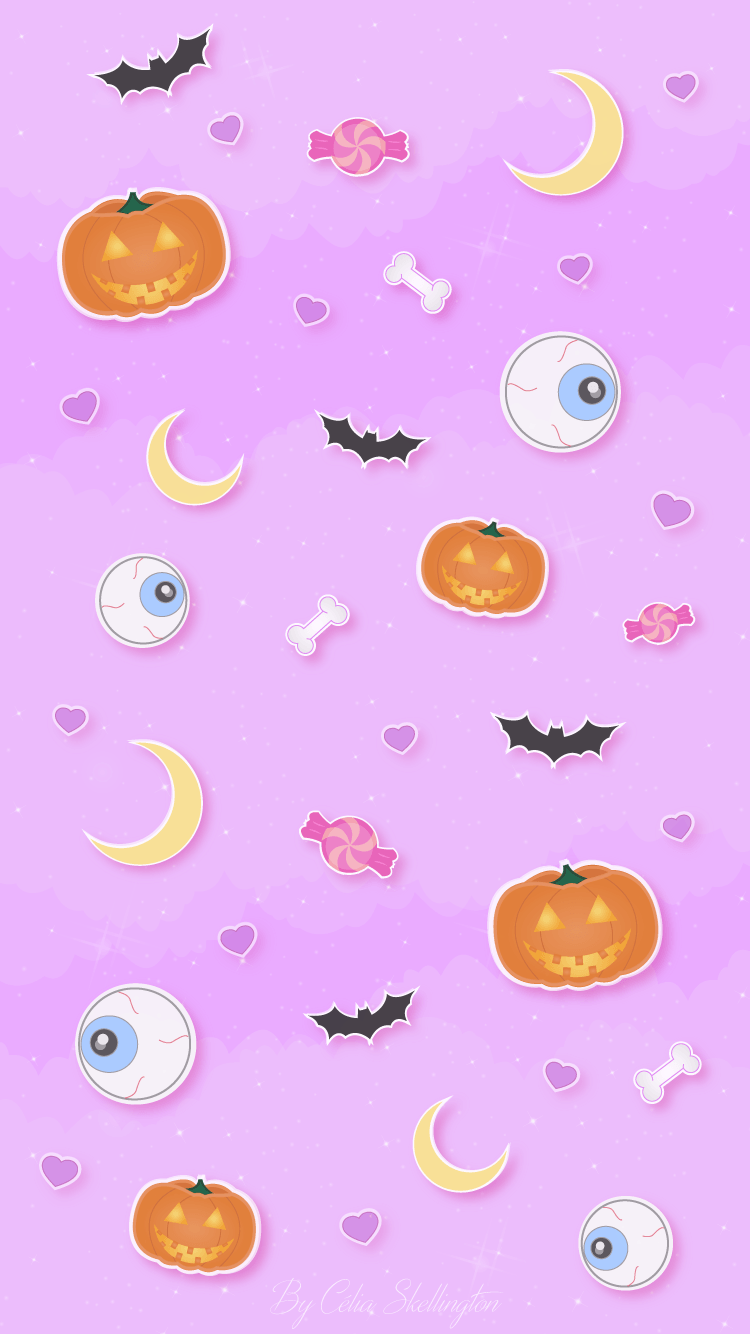 Pastel Halloween Wallpaper, HD Pastel Halloween Background on WallpaperBat