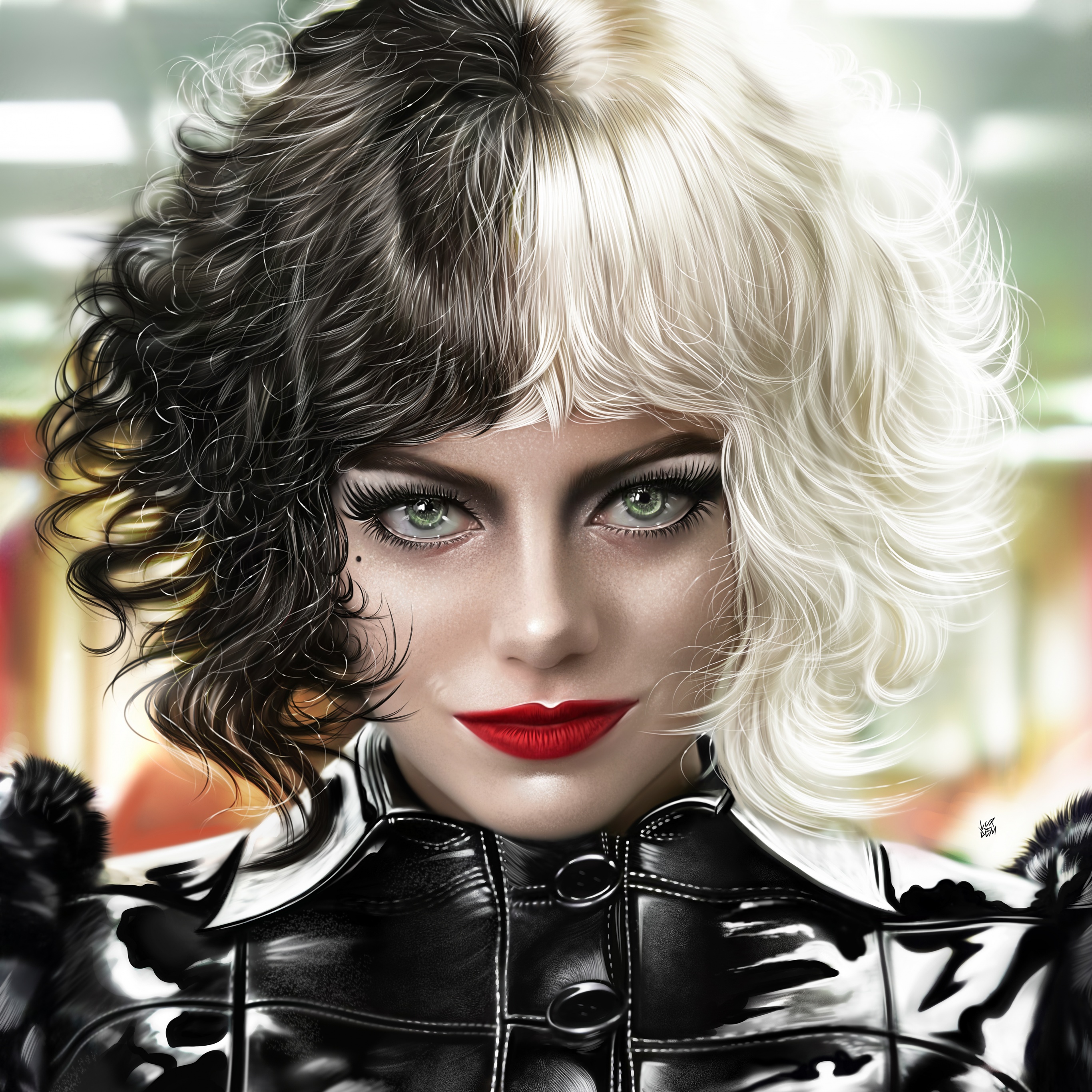Cruella Wallpaper 4K, Emma Stone, 2021 Movies, Artwork, Movies