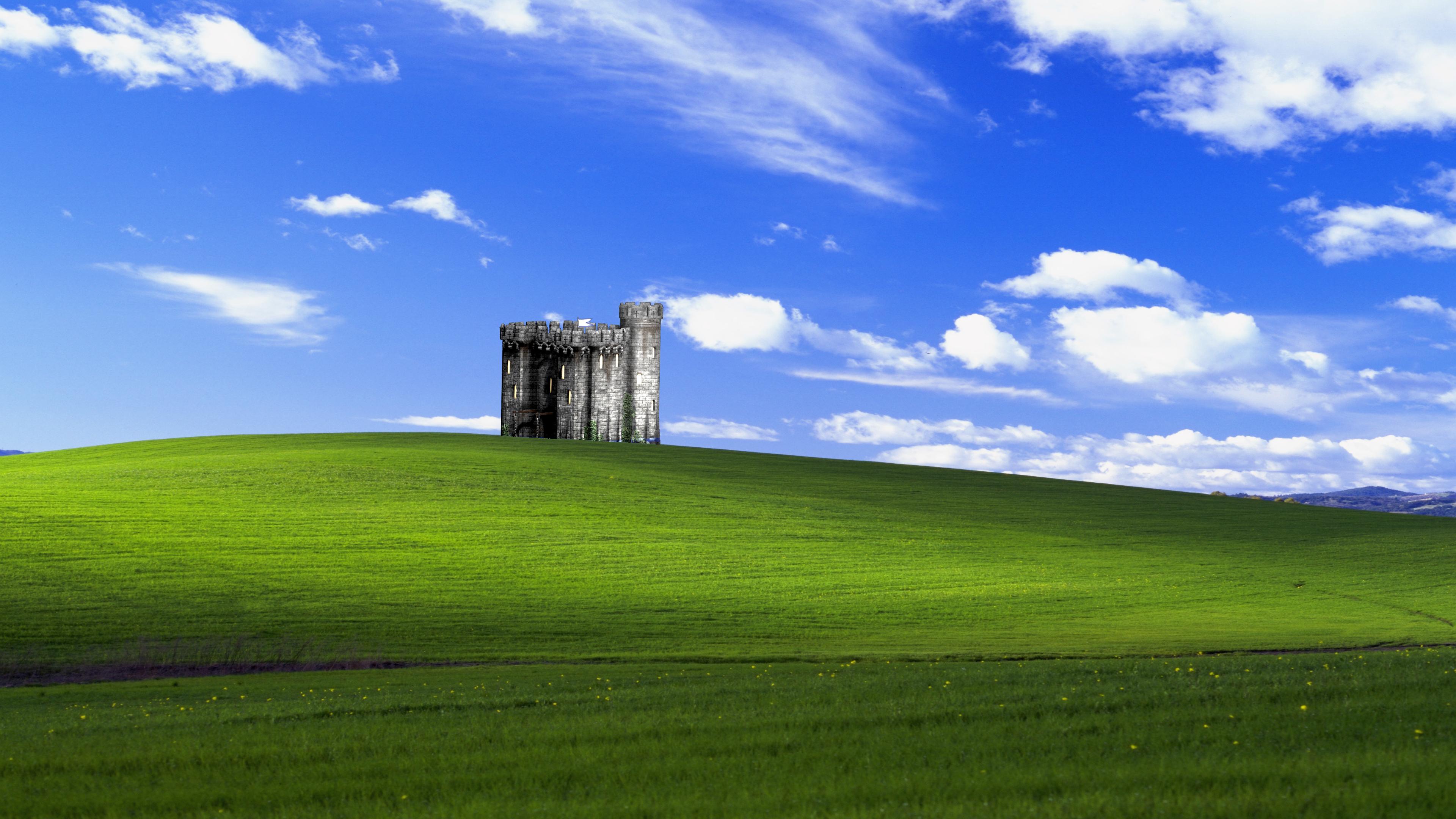 Empires II castle Windows XP wallpaper