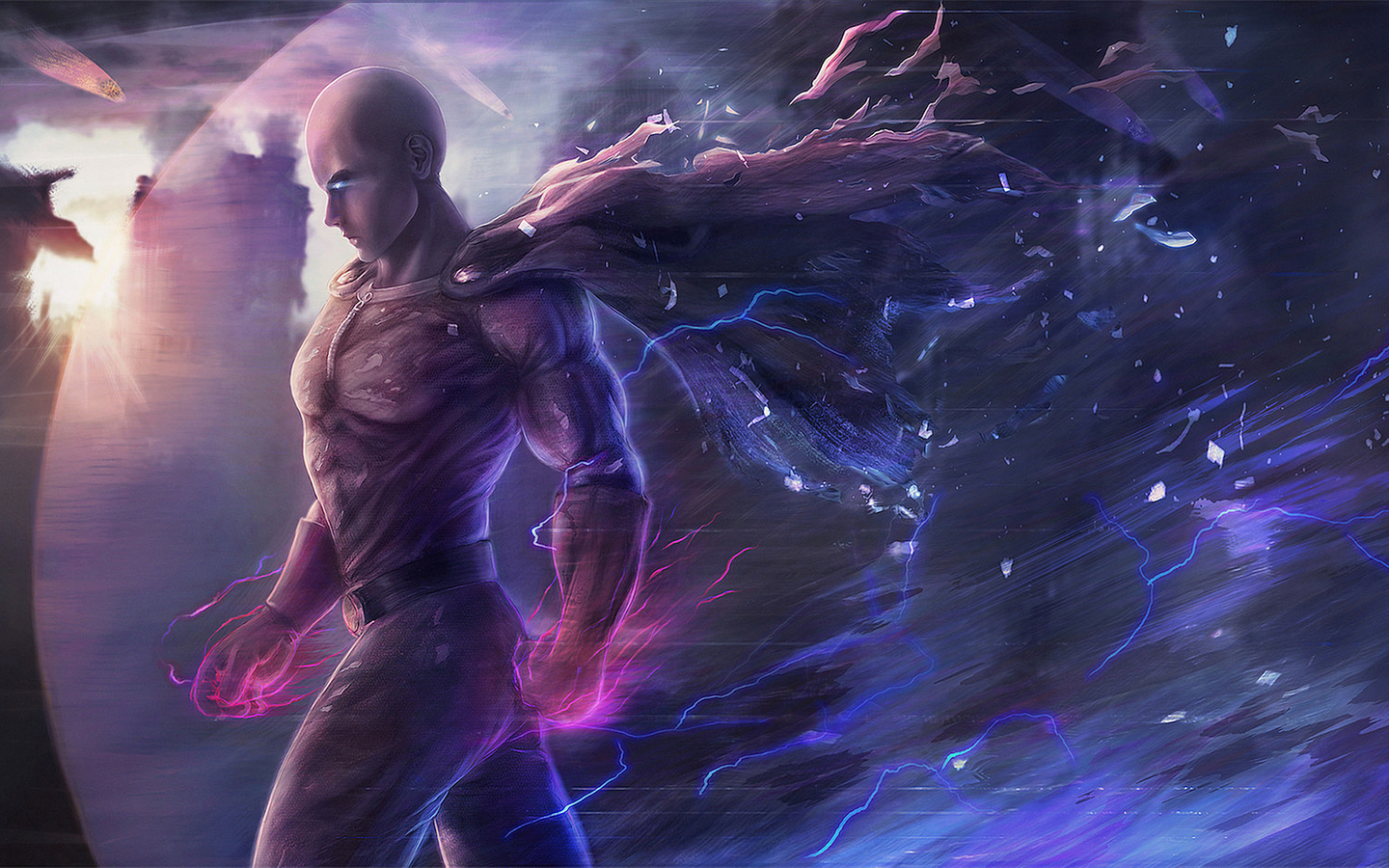 Saitama One Punch Man 1440x900 Resolution HD 4k Wallpaper, Image, Background, Photo and Picture