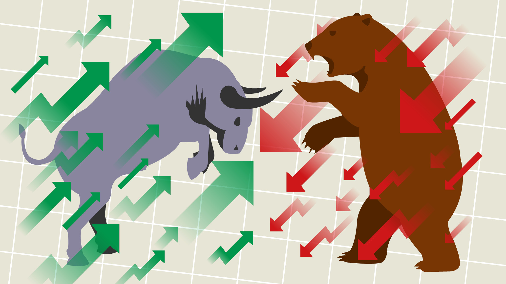 Bull vs Bear stock illustration. Illustration of sculpture - 38897189