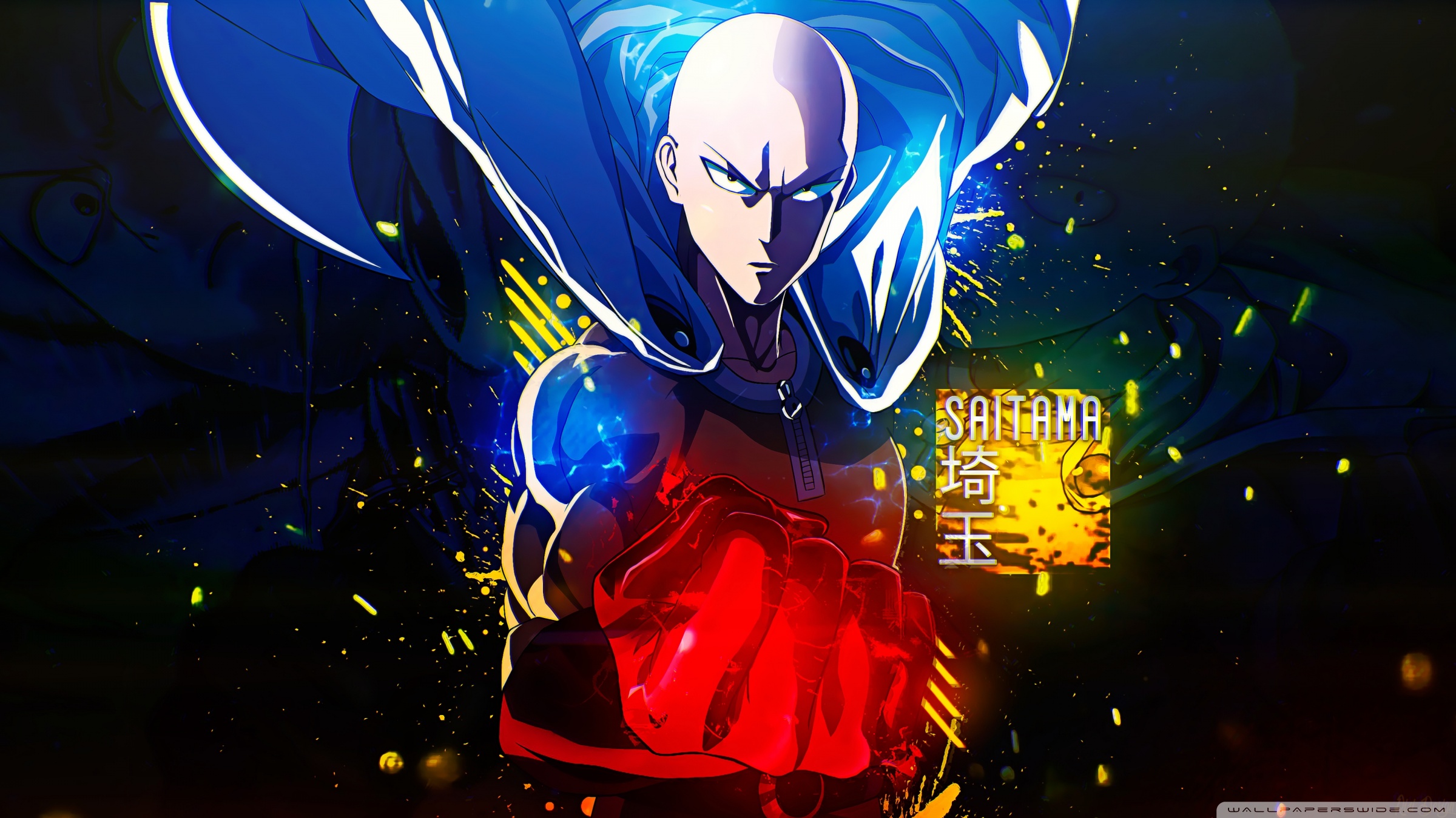 SAITAMA ONE PUNCH MAN Ultra HD Desktop Background Wallpaper for 4K UHD TV, Widescreen & UltraWide Desktop & Laptop, Tablet