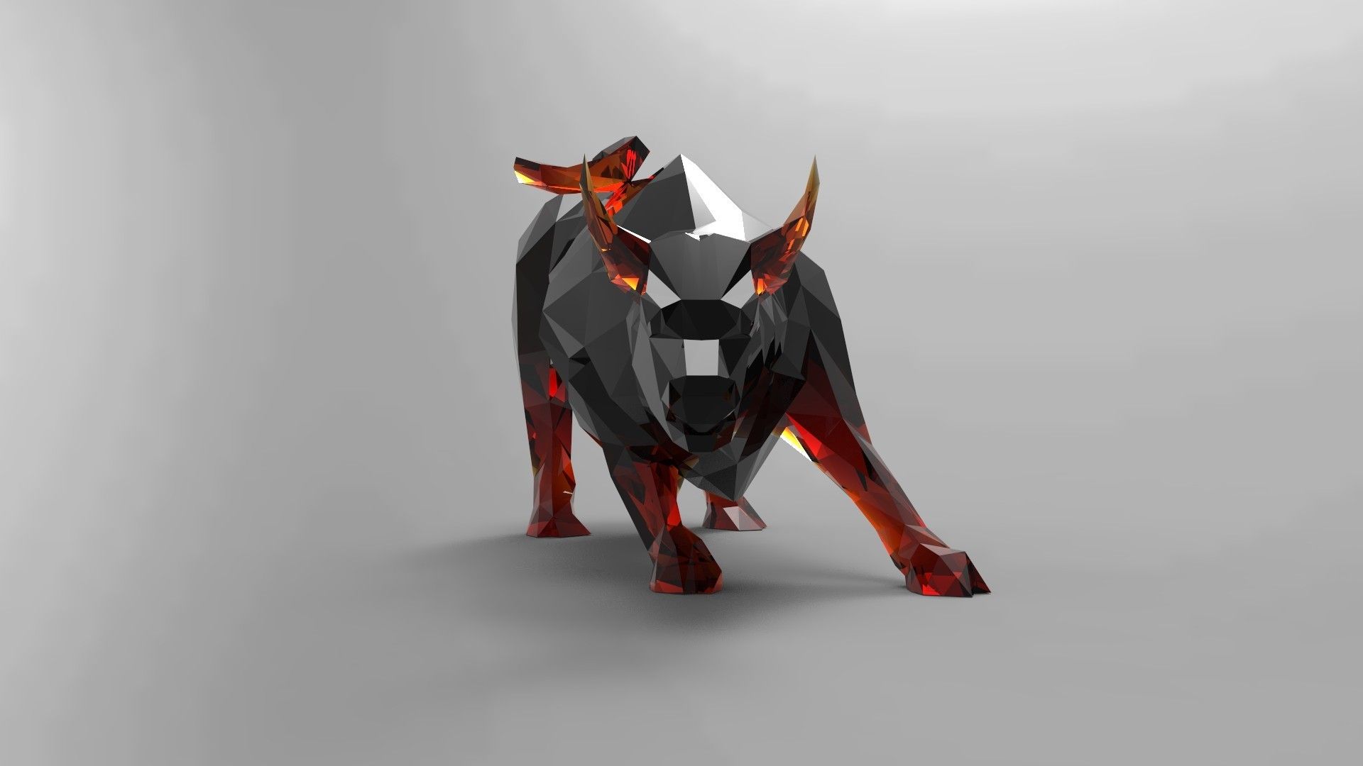 Bull Bear Dark bg  KDE Store