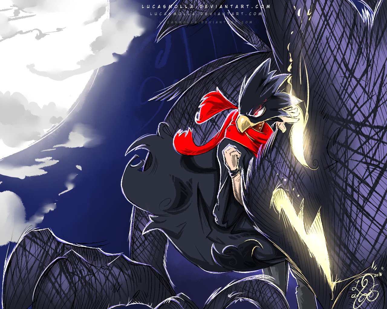 Fumikage Tokoyami No Hero by LucasMolla, Lucas Molla