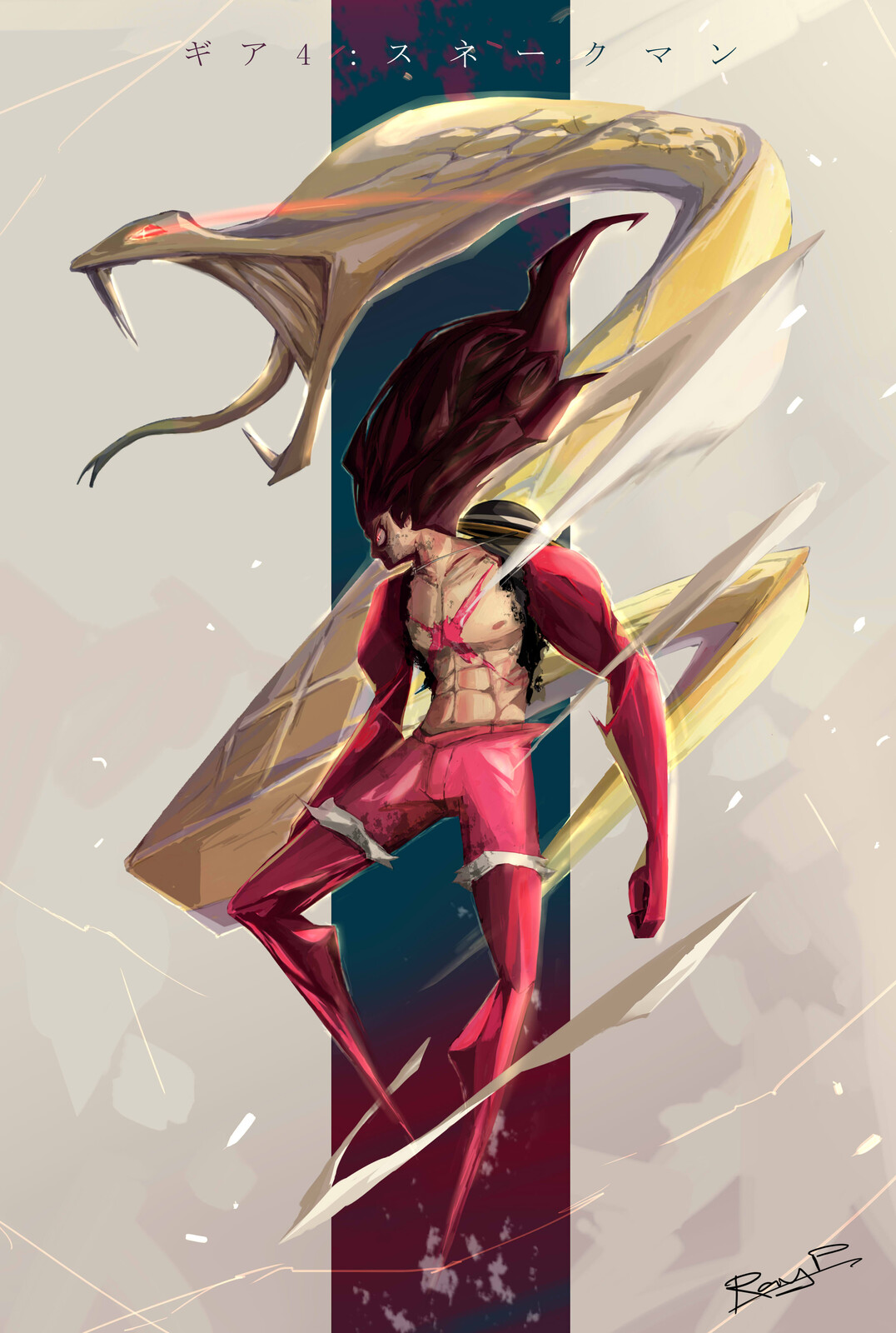 GEAR 4, snake man, RAY P