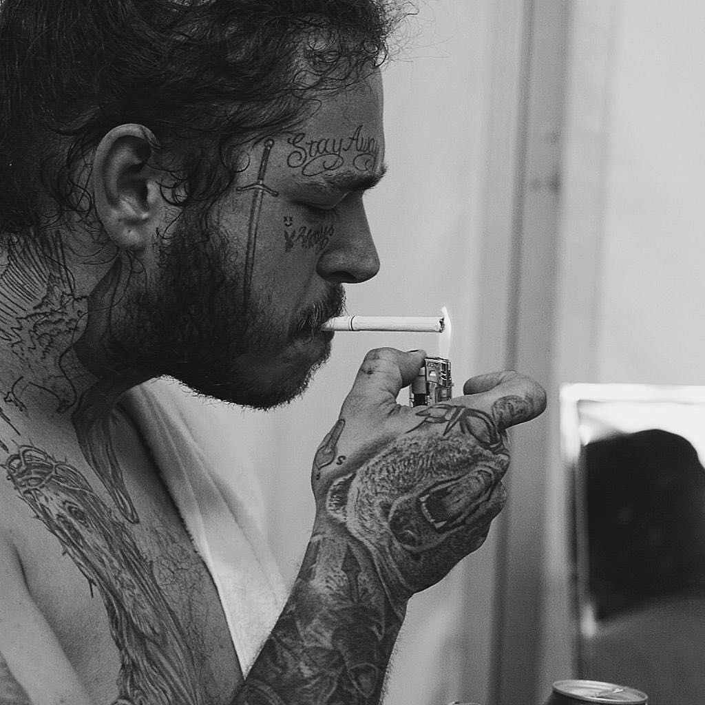Credits to:postmalone - us for daily rapper posts #partymusic #instamusic #re. Post malone wallpaper, Post malone lyrics, Post malone
