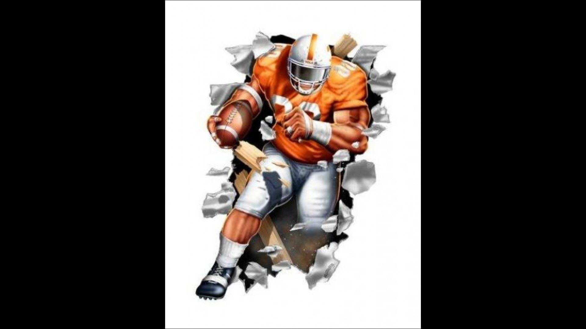 tennessee college football player clipart