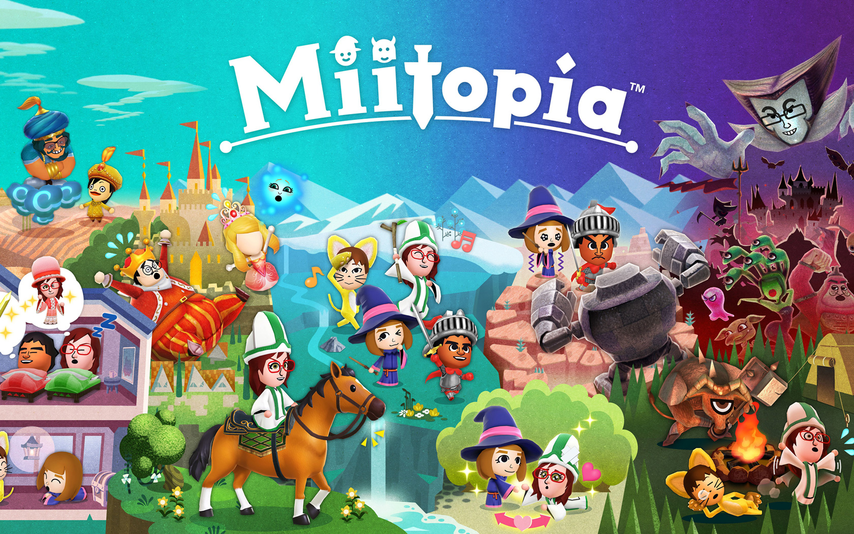 Free Miitopia Wallpaper in 1680x1050