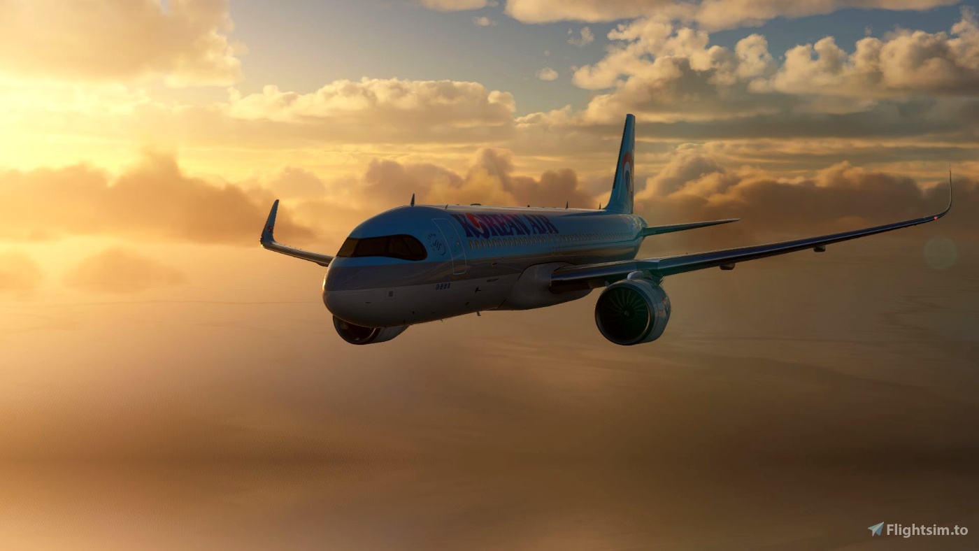 A32NX Korean Air 8K ultra Microsoft Flight Simulator