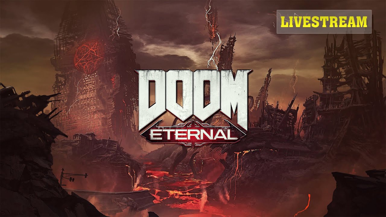DOOM Eternal HORDE MODE 4K 120fps Ultra Nightmare *LIVESTREAM*. W 3175X. RTX Titan SLI