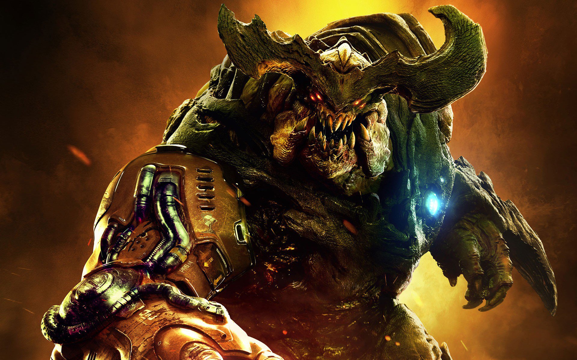 Why do you think Doom 1 is more intimidating than Doom 4 ?