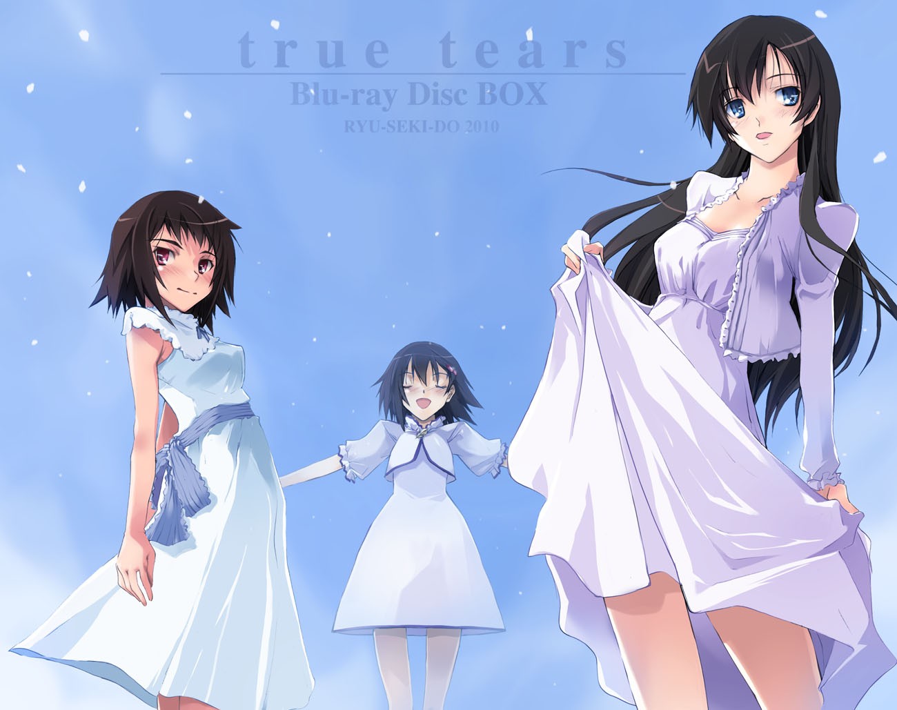 True Tears Anime Girls Hiromi Yuasa Aiko And Isurugi Noe Wallpaper:1300x1029