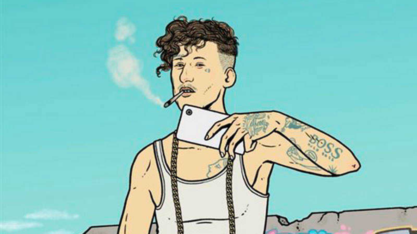 Yung Beef exige la retirada inmediata de un libro sobre el trap por el uso de una caricatura suya en la portada