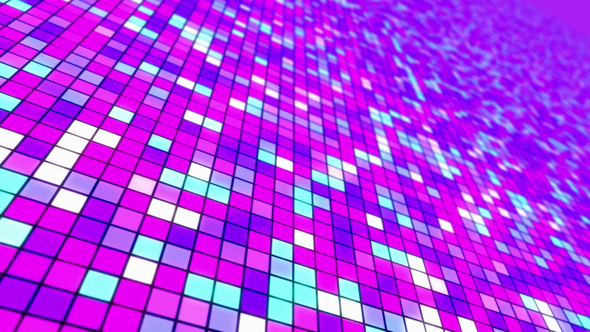 Disco Dance Floor Seamless VJ Loop Motion Background Violet Purple Cyan Blue Motion Background