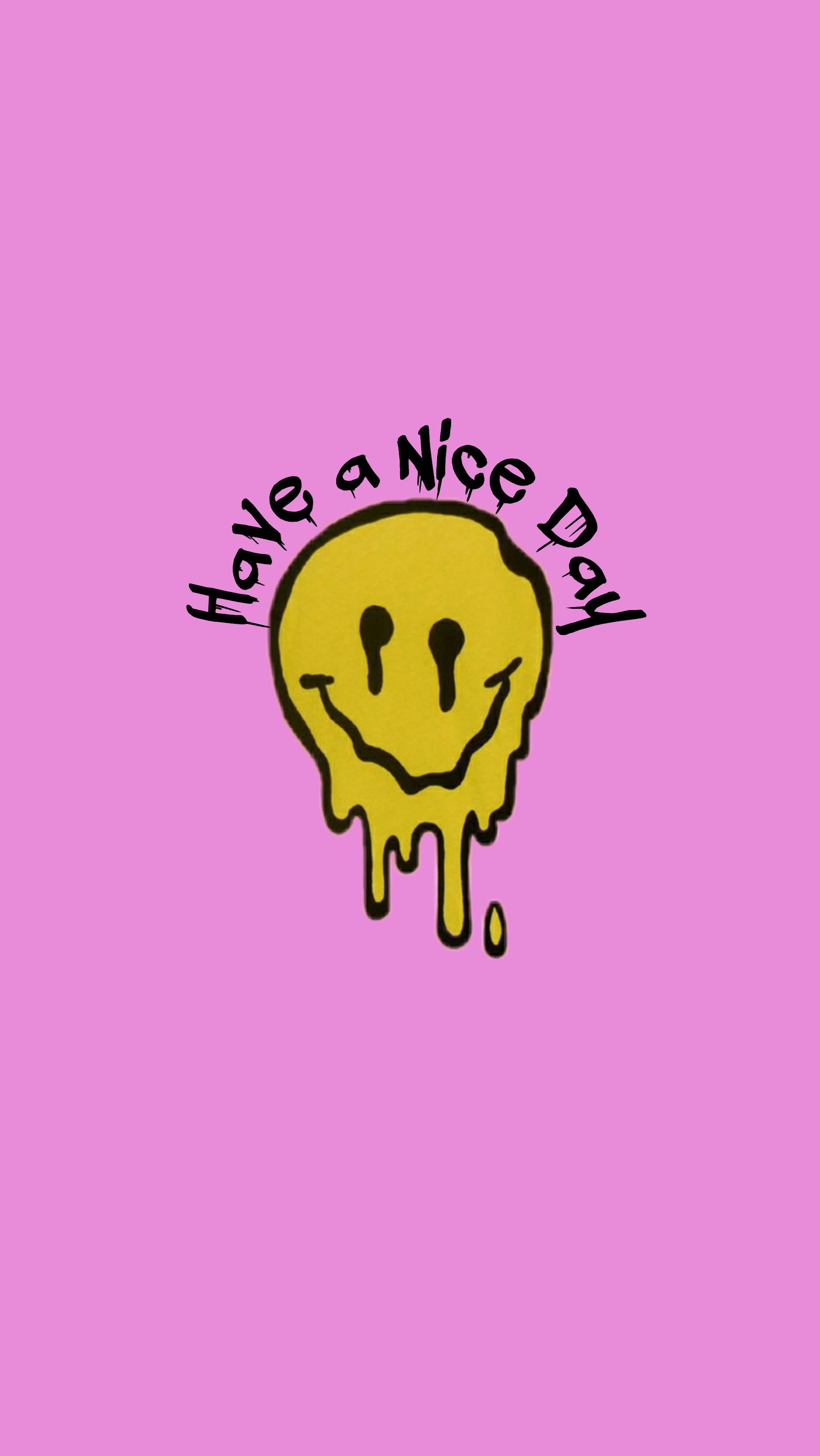 Dripping Smiley Face. iPhone wallpaper quotes inspirational, Edgy wallpaper, Cute wallpaper background