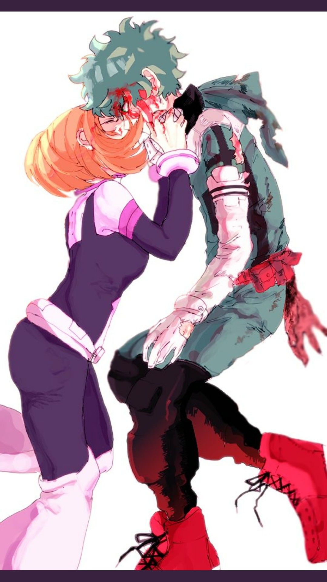 Deku Kissing Uraraka Wallpapers - Wallpaper Cave