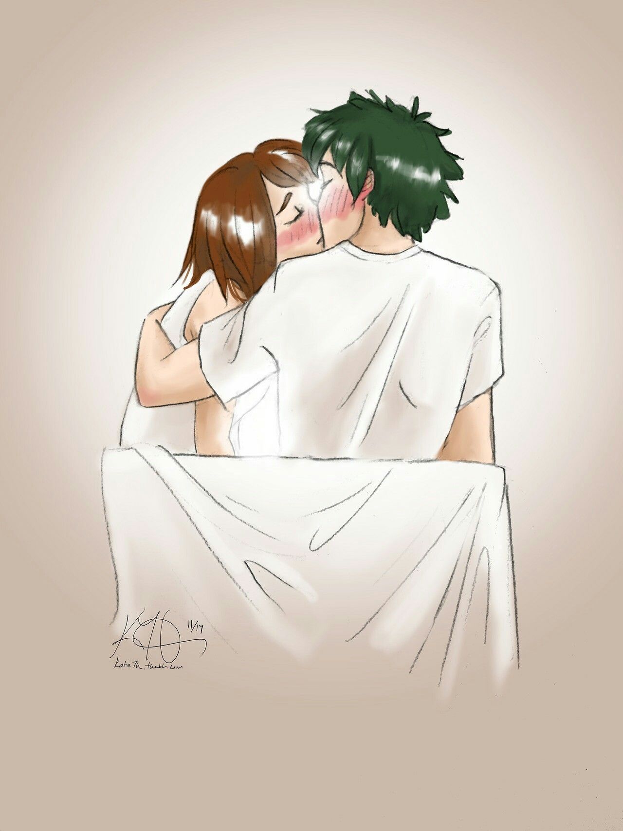 Izuocha x Ochaco. Anime scenery wallpaper, Anime lovers, My hero academia