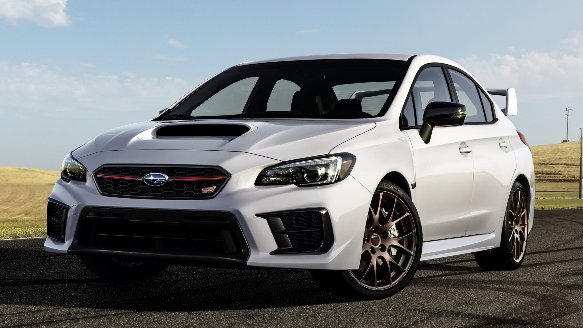 Subaru WRX STI Series White (US) and HD Image