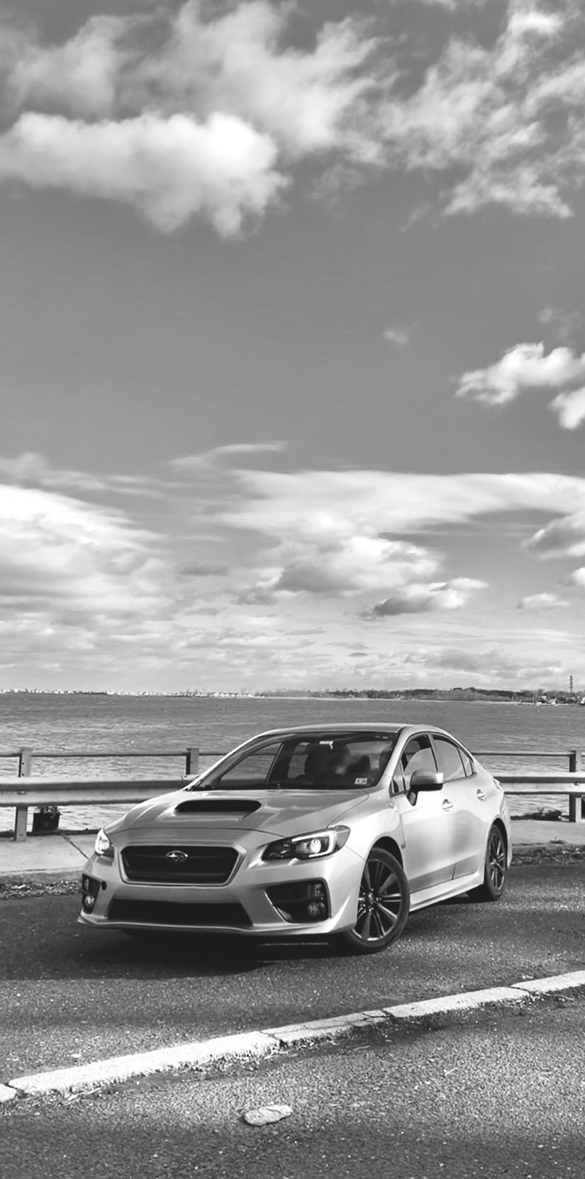 Pulled over for a little photo shoot, got a new phone wallpaper: WRX