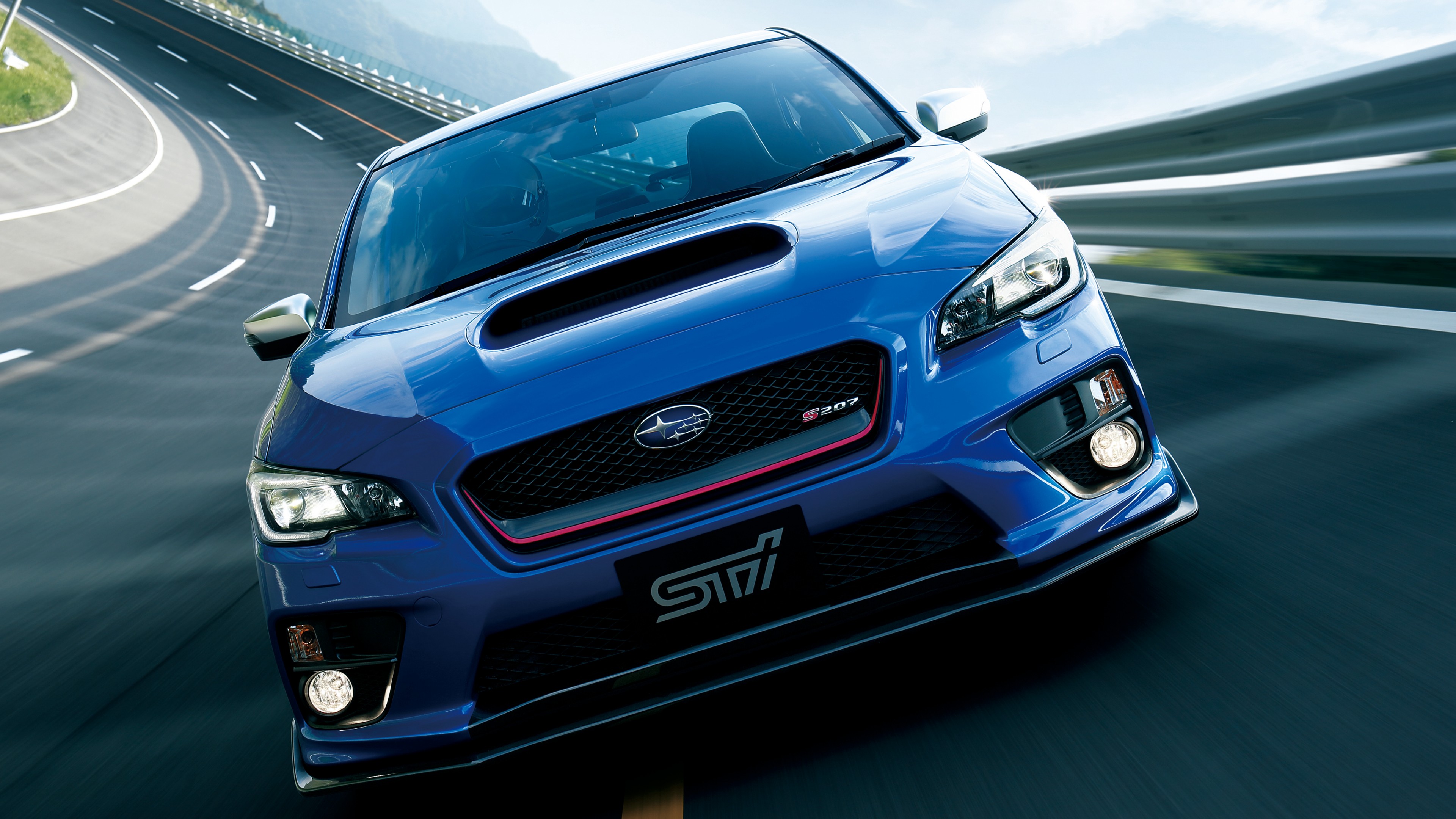 Wallpaper Subaru WRX STI S207, blue, concept, Tokyo Motor Show, Cars & Bikes