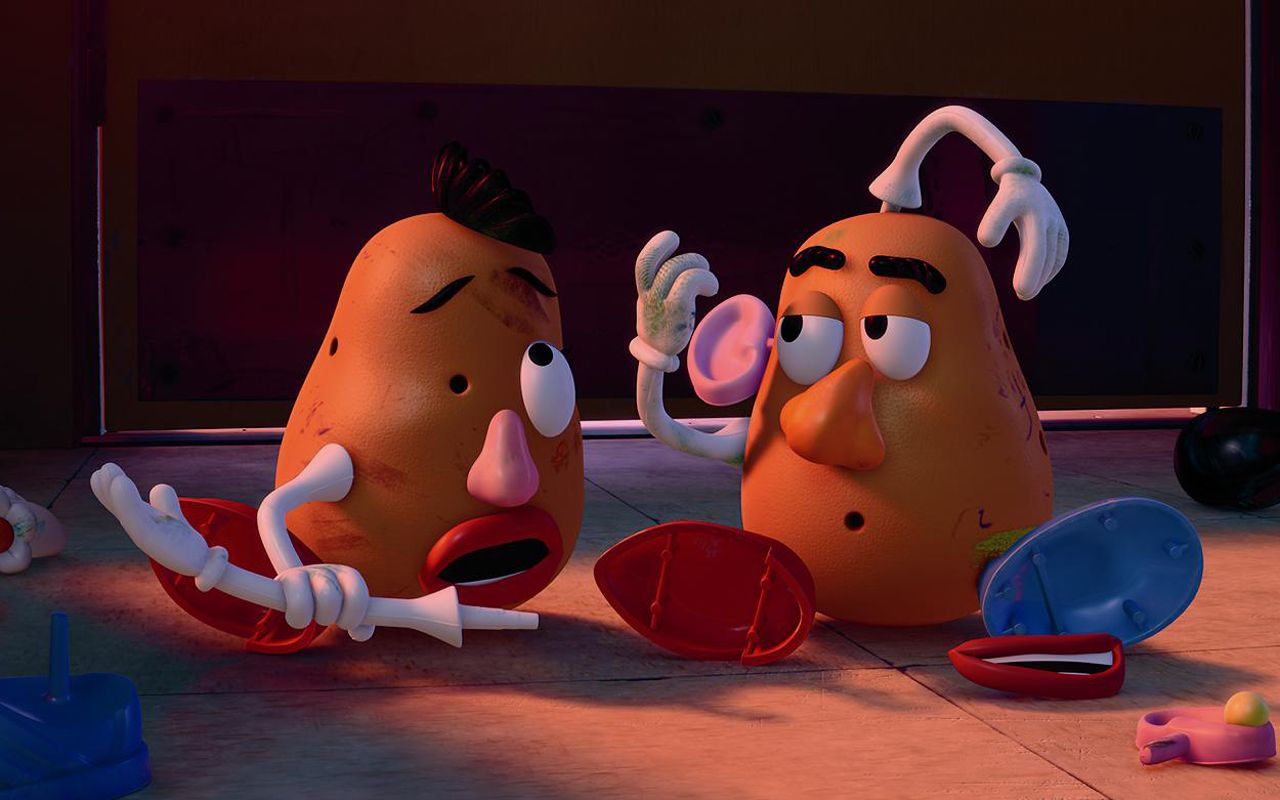 Mr And Mrs Potatohead Broken Wallpaper Story Mrs Potato Head Pixar