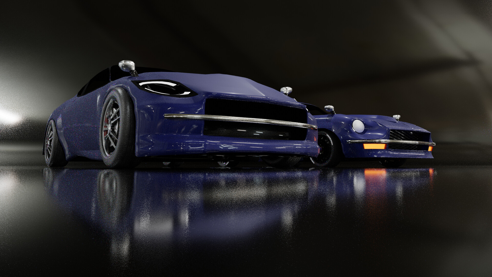 Nissan 400Z and Datsun 240Z, First Dragon