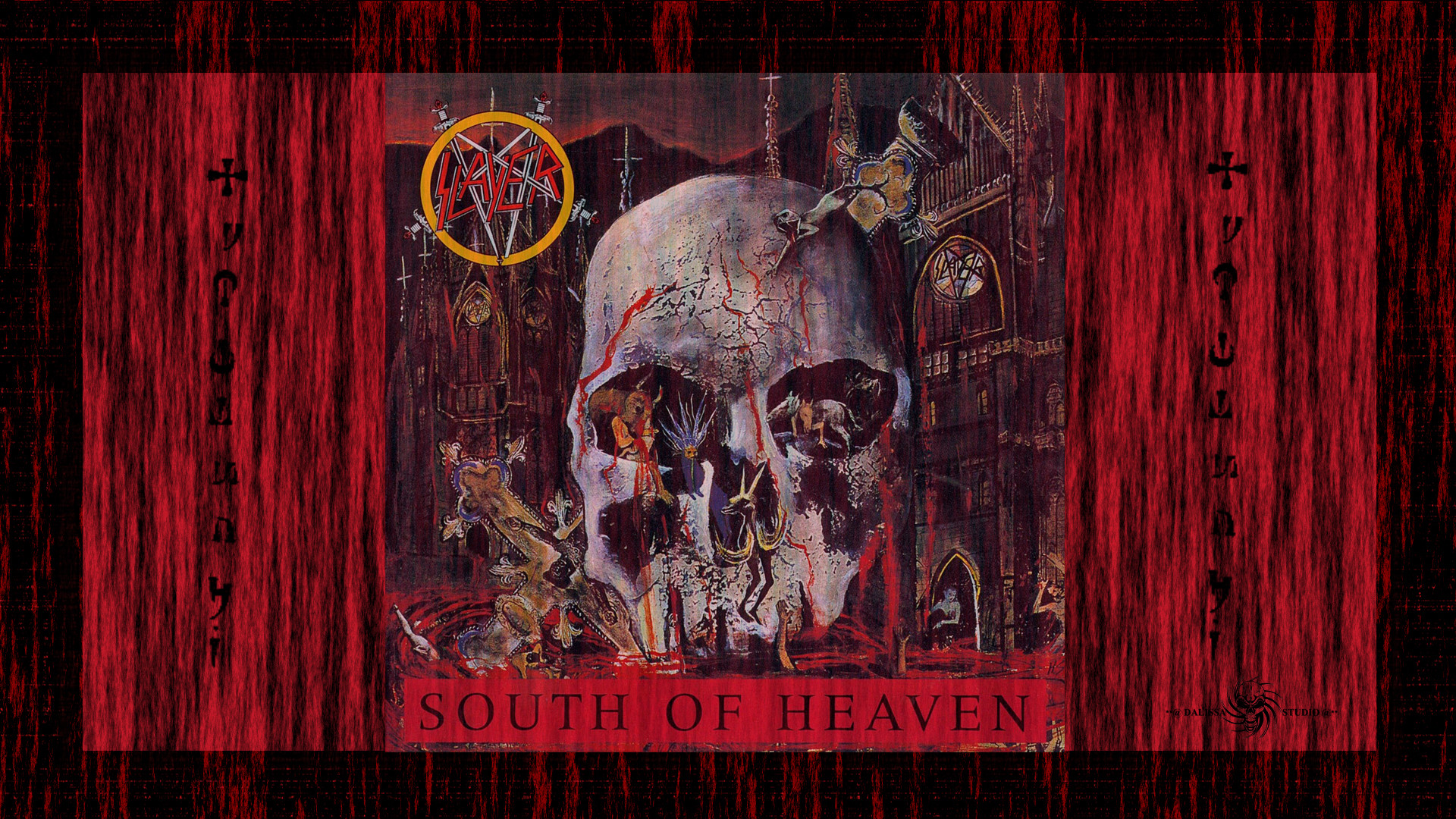 Slayer Death Metal Heavy Album Art Cover Dark He Wallpaper