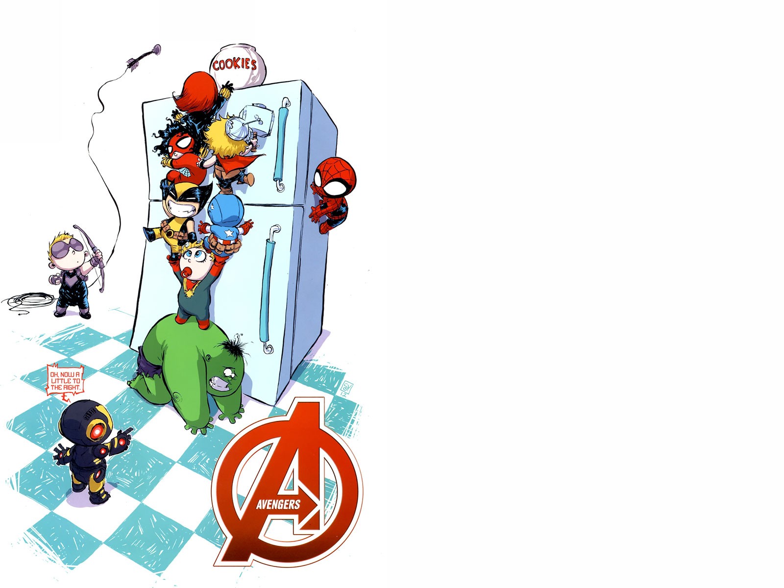 Baby Avengers , Cookie Time ! Wallpaper and Background Imagex1200