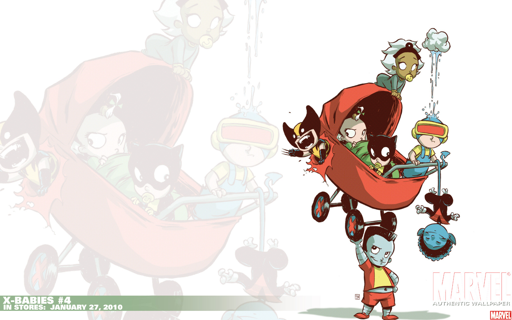 Comics X Babies Wallpaper:1680x1050