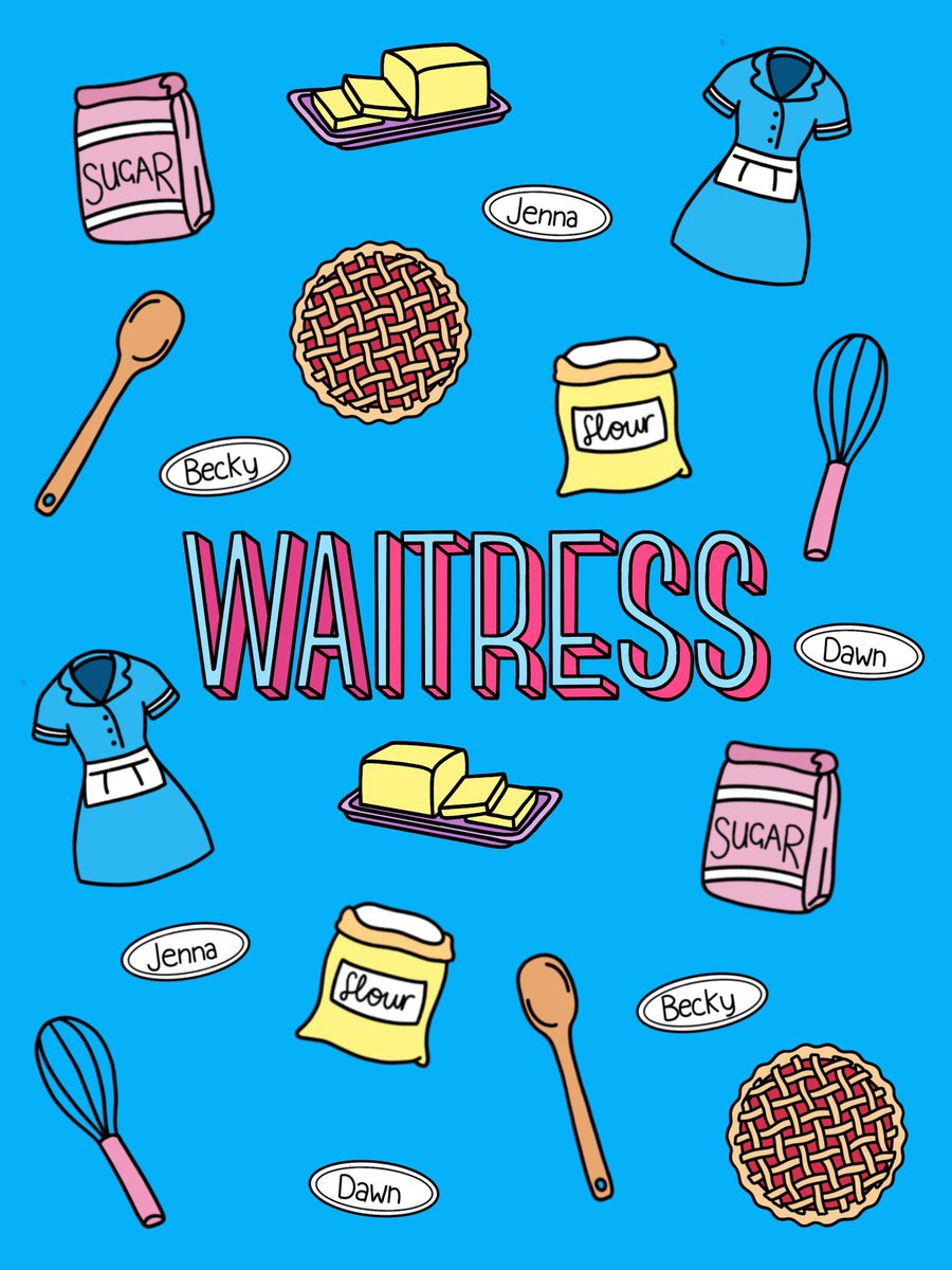 Waitress Musical this to our wallpaper right now! love love LOVE!