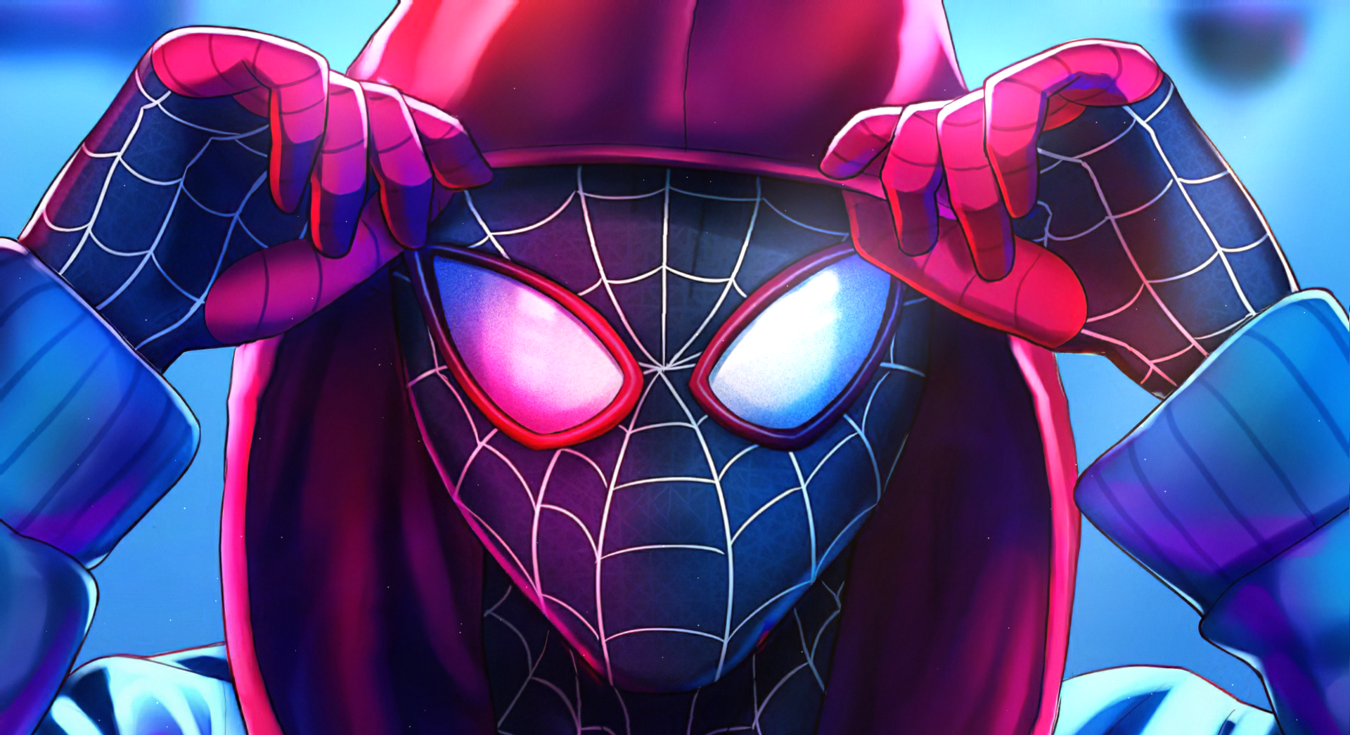 Spider Man Miles Morales Hood Marvel Comics live wallpaper [DOWNLOAD FREE]