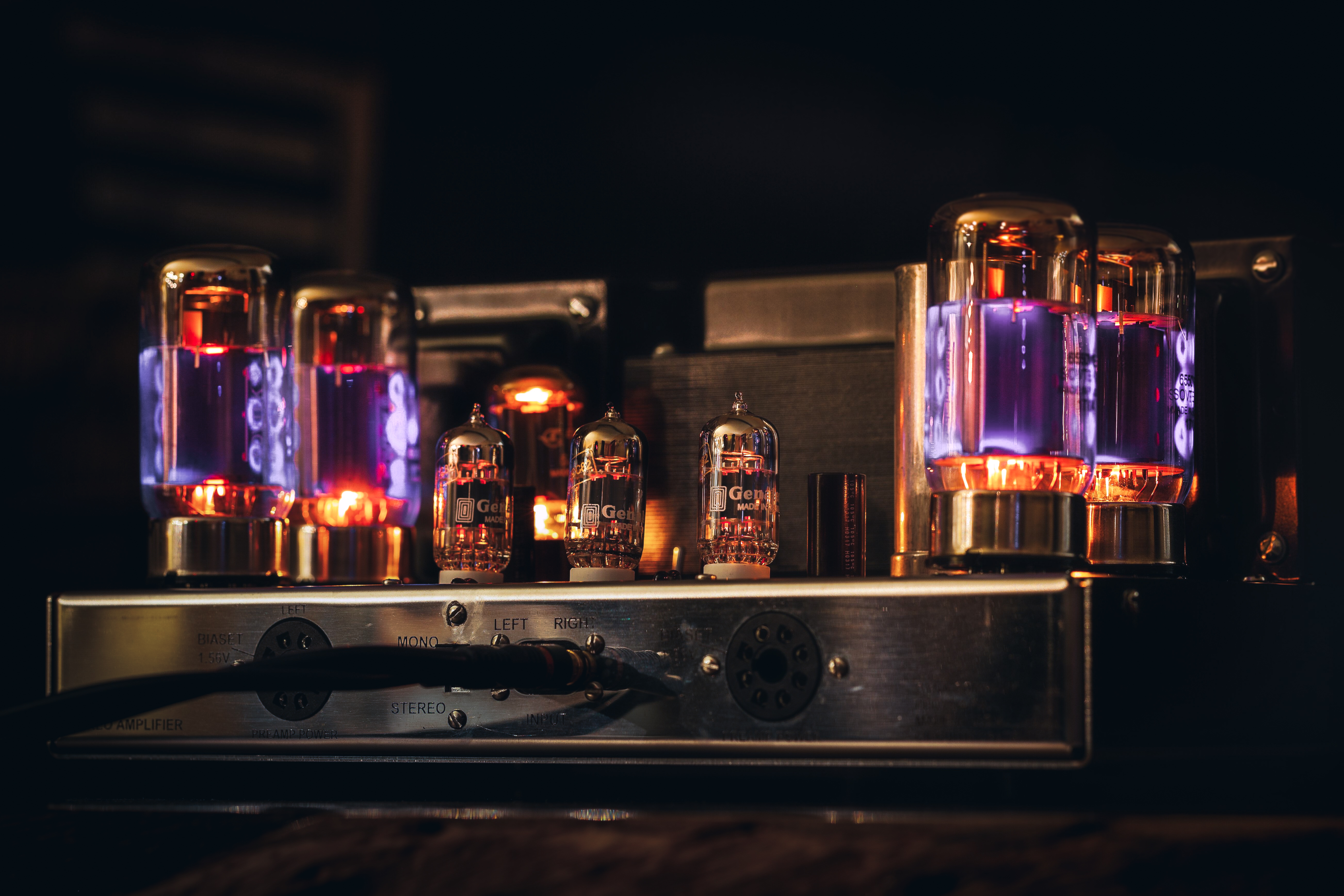 Wallpaper, music, vacuum tube, amplifiers, audio 5210x3473
