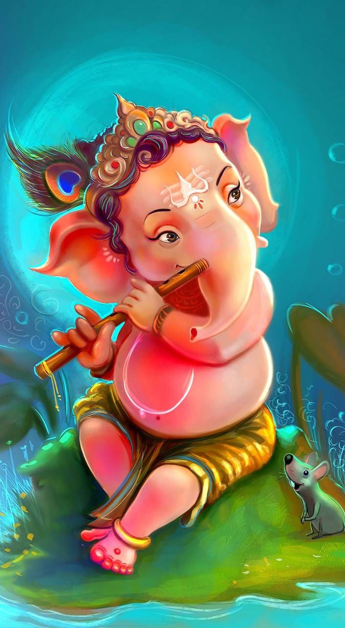 Lovely Lord Ganesha Wallpaper. New Ganesha Wallpaper