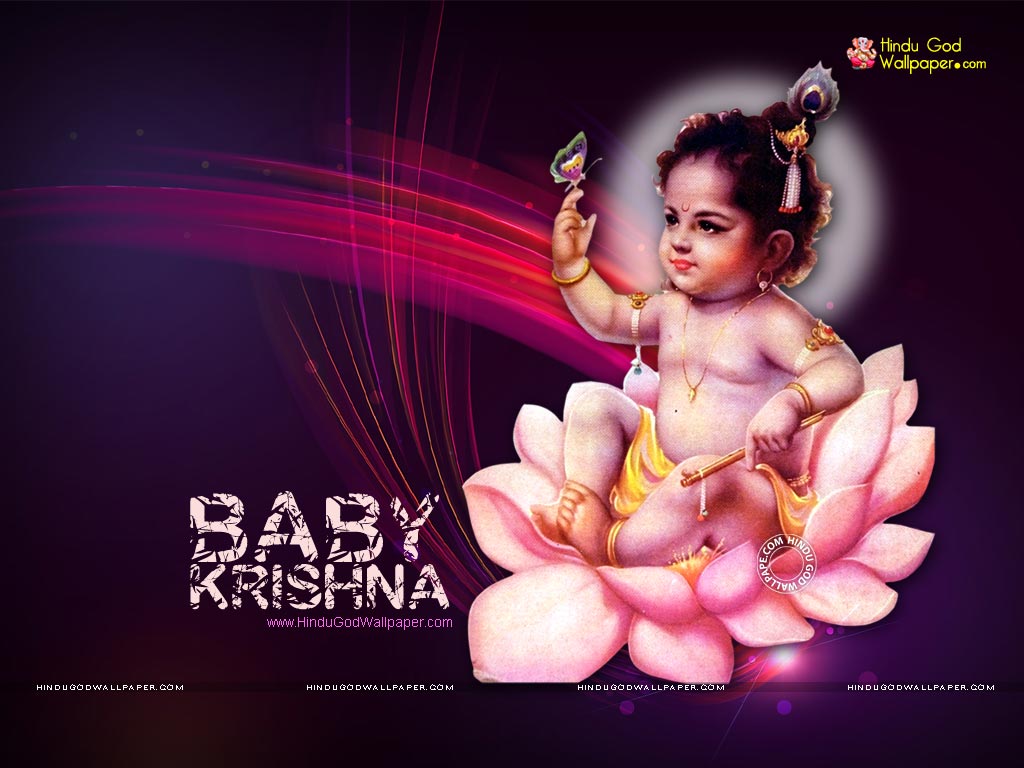 Cute Krishna Baby Baby Krishna Painting