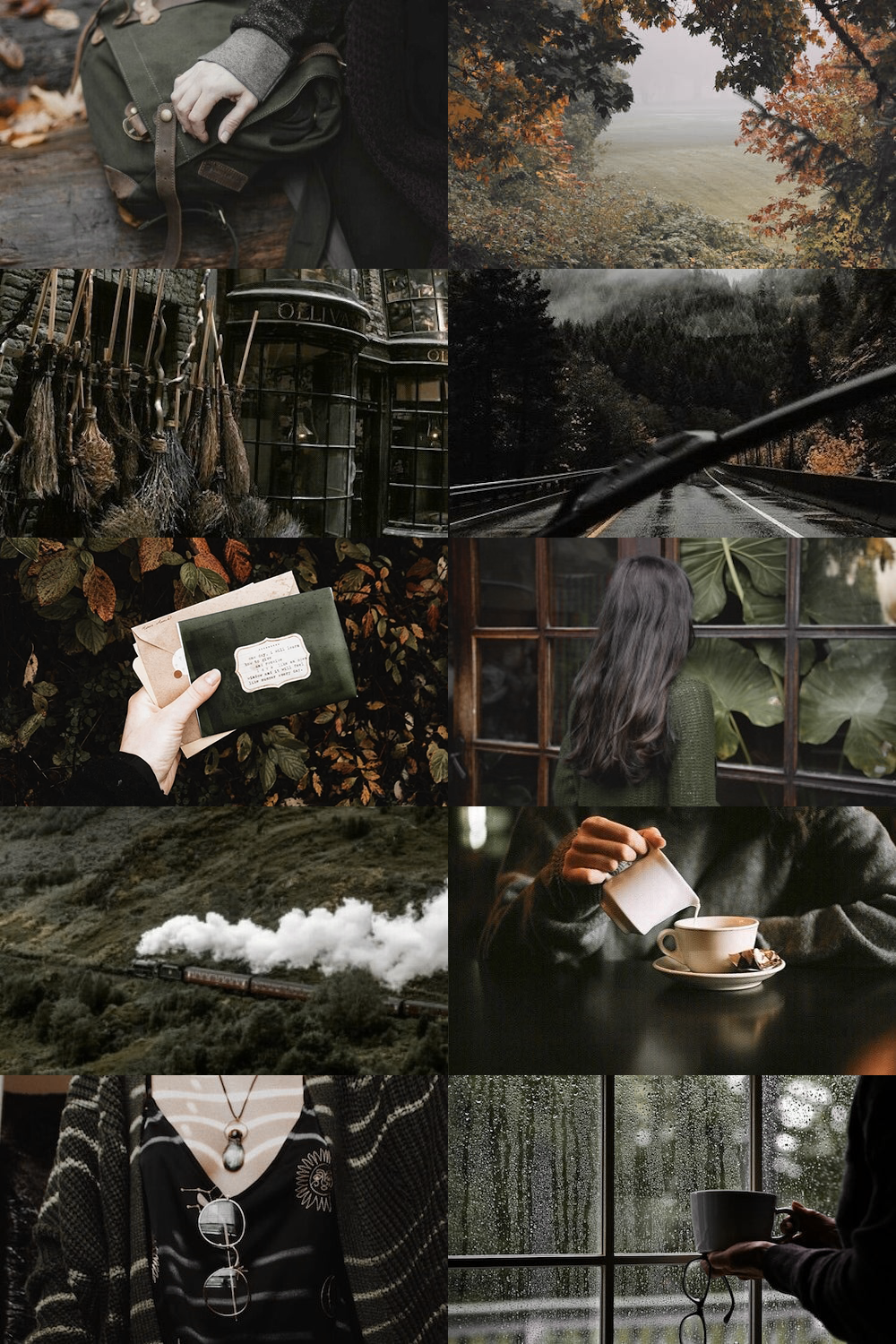 skcgsra: “autumn in slytherin ”. Hogwarts aesthetic, Aesthetic wallpaper, Slytherin aesthetic