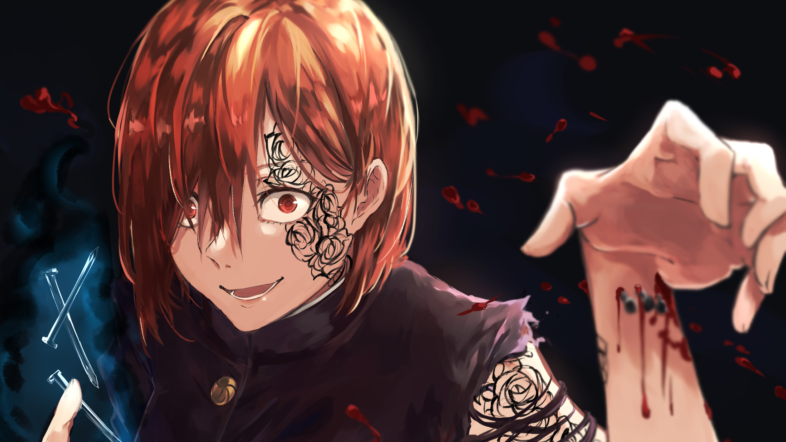 Brown Eyes Brown Hair Girl Nobara Kugisak HD Jujutsu Kaisen Wallpaper