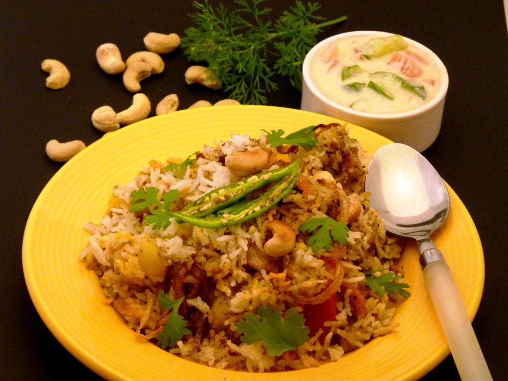 Veg Dum Biryani Recipe. Hyderabadi Biryani. Recipe. Biryani recipe, Biryani, Vegetable dum biryani recipe