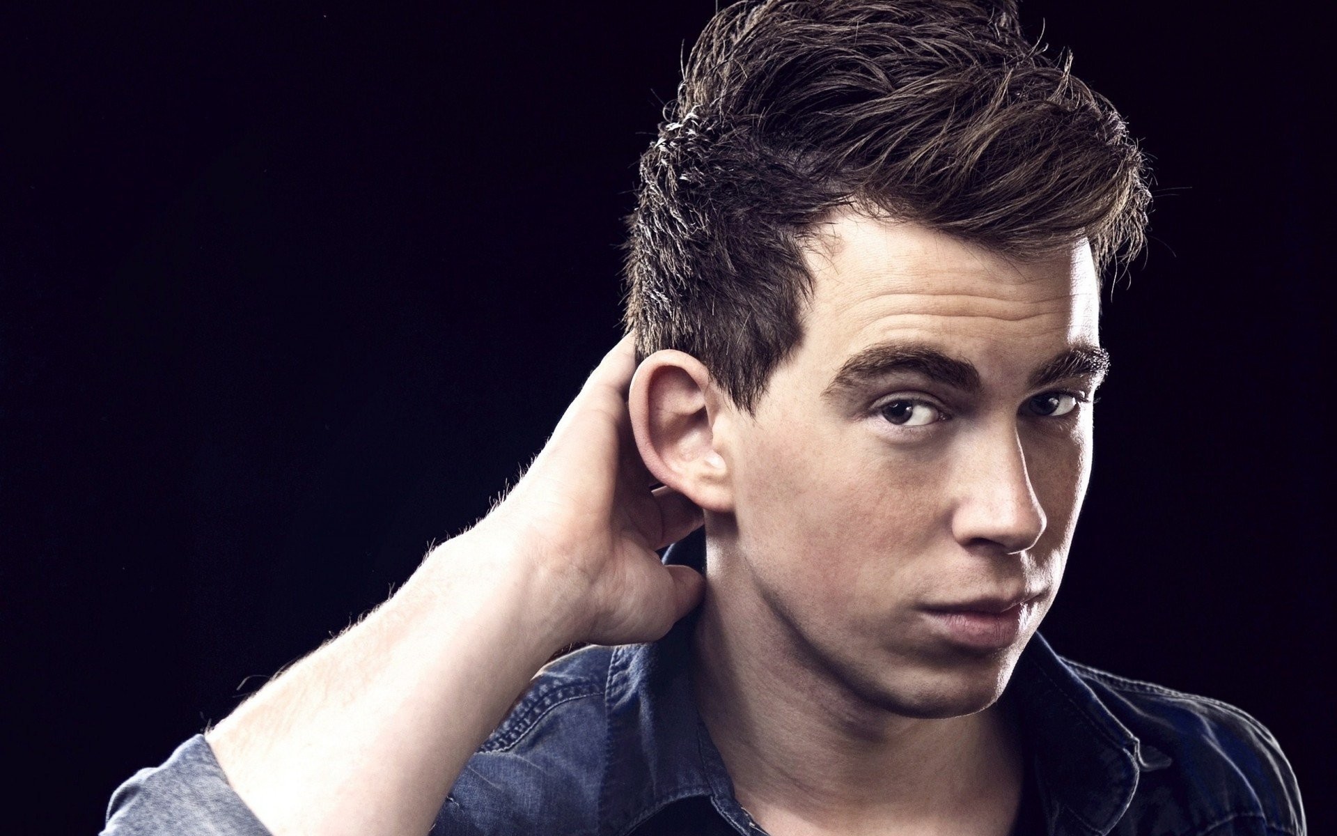 Wallpaper, model, portrait, music, singer, musician, DJ, singing, Hardwell, Robbert van de Corput, man, male, hairstyle, photo shoot, facial hair 1920x1200