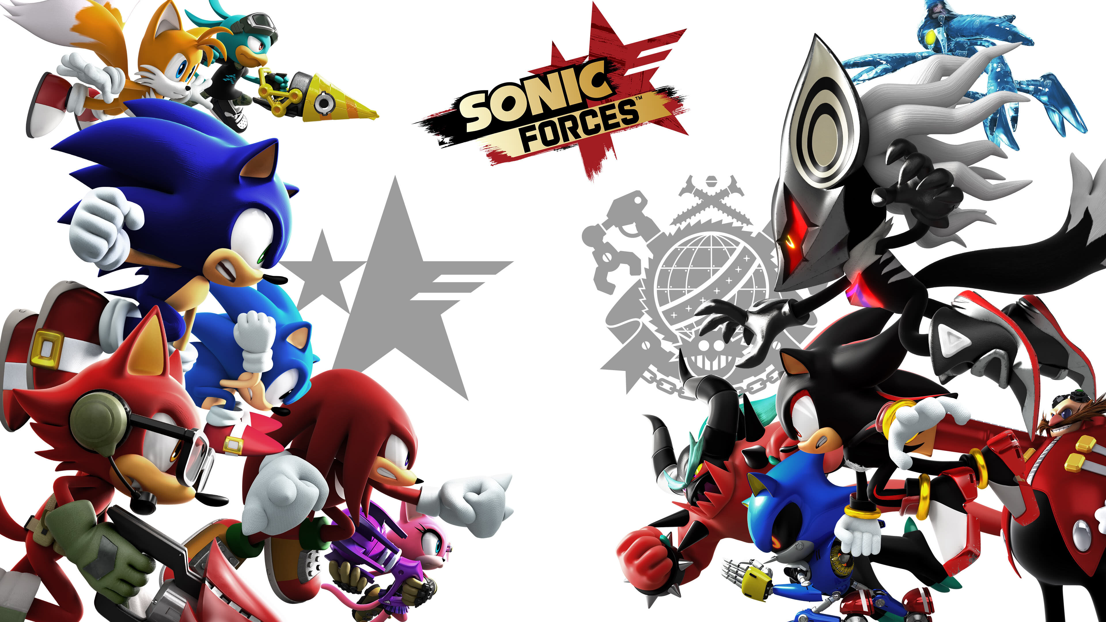 Sonic Forces Characters Uhd 4k Wallpaper Forces Poster