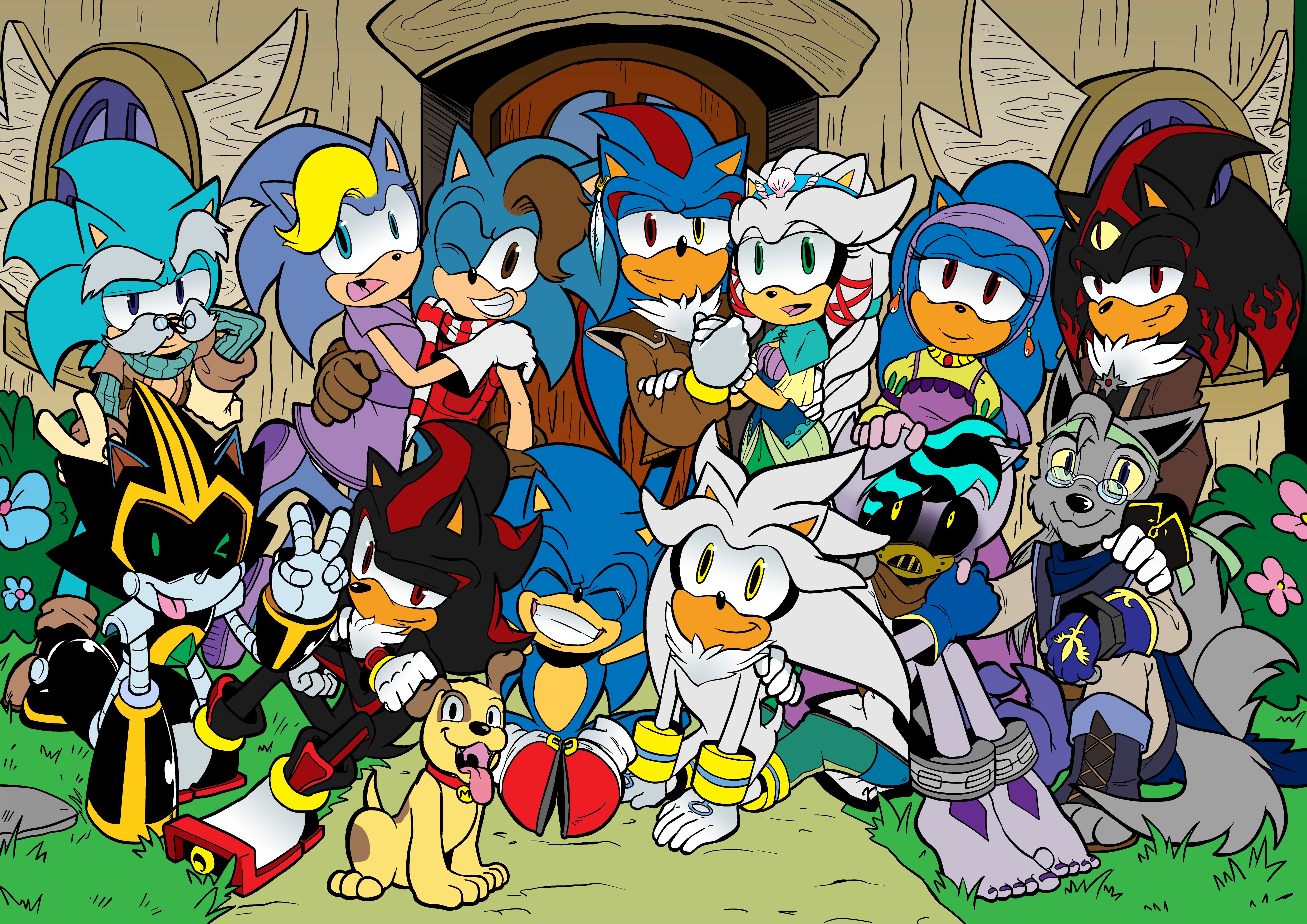 original characters anthro sonic sonic the hedgehog shadow the hedgehog dog Wallpaper HD / Desktop and Mobile Background