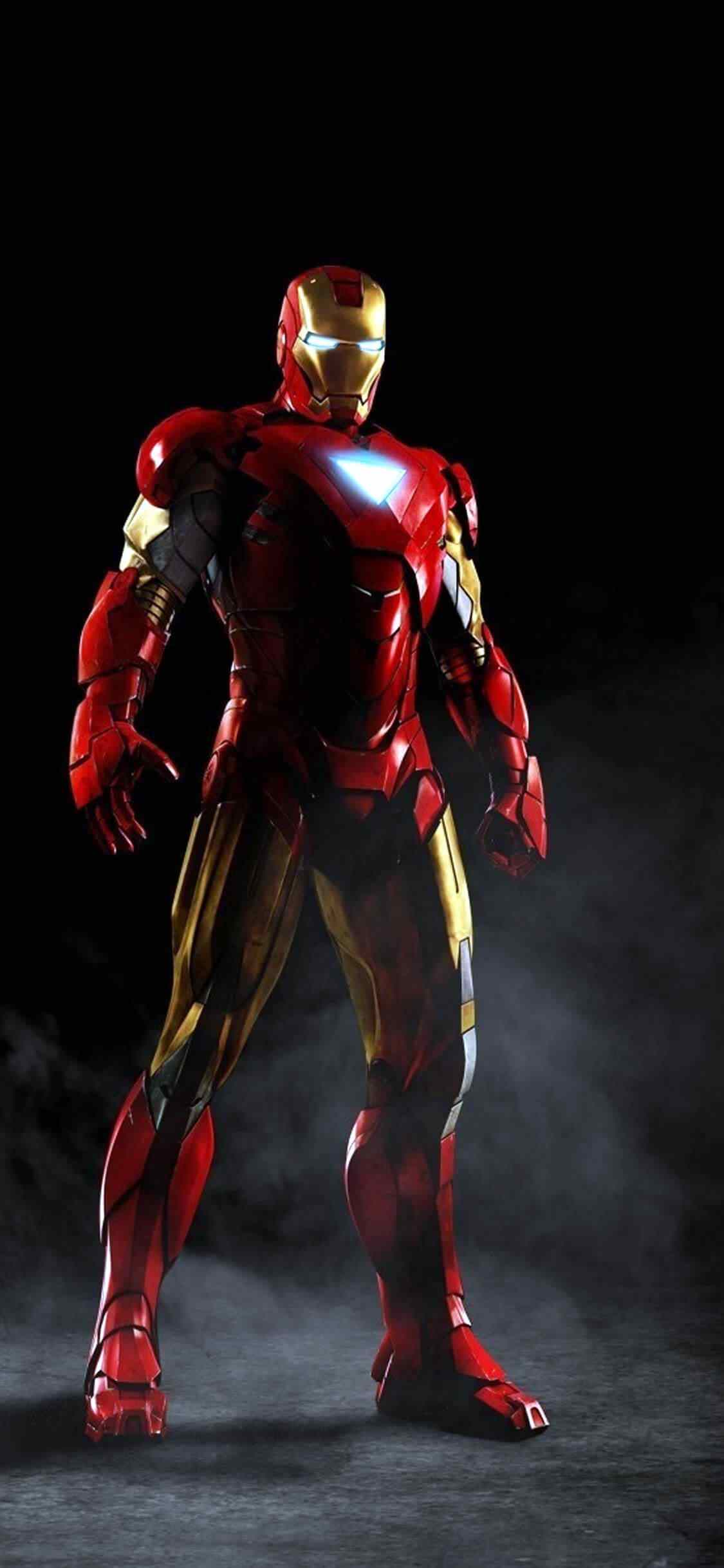 Black Iron Man HD Wallpaper For Mobile