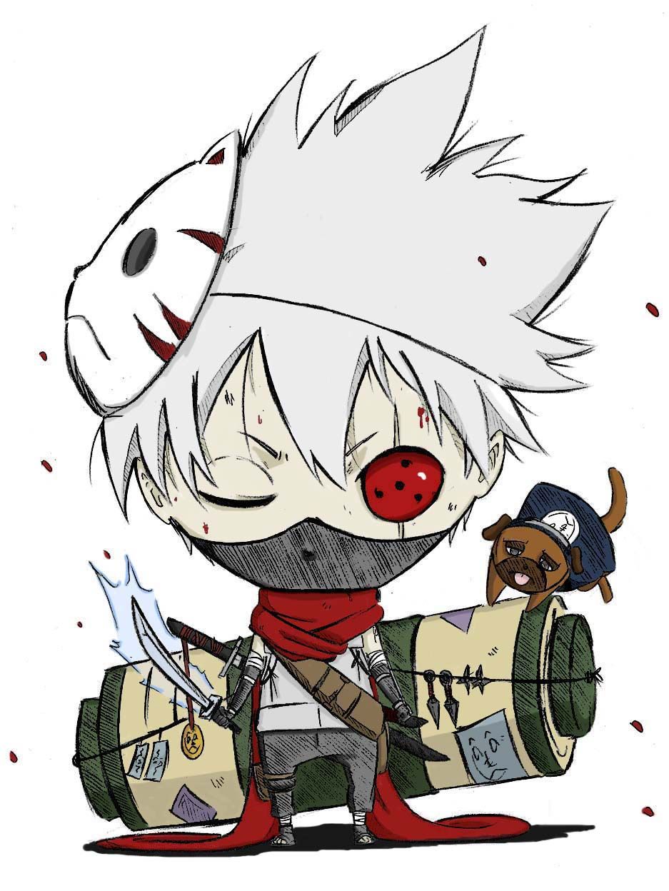 Pics For > Chibi Kakashi Drawings. Chibi, Desenhos de anime, Desenho chibi  HD phone wallpaper