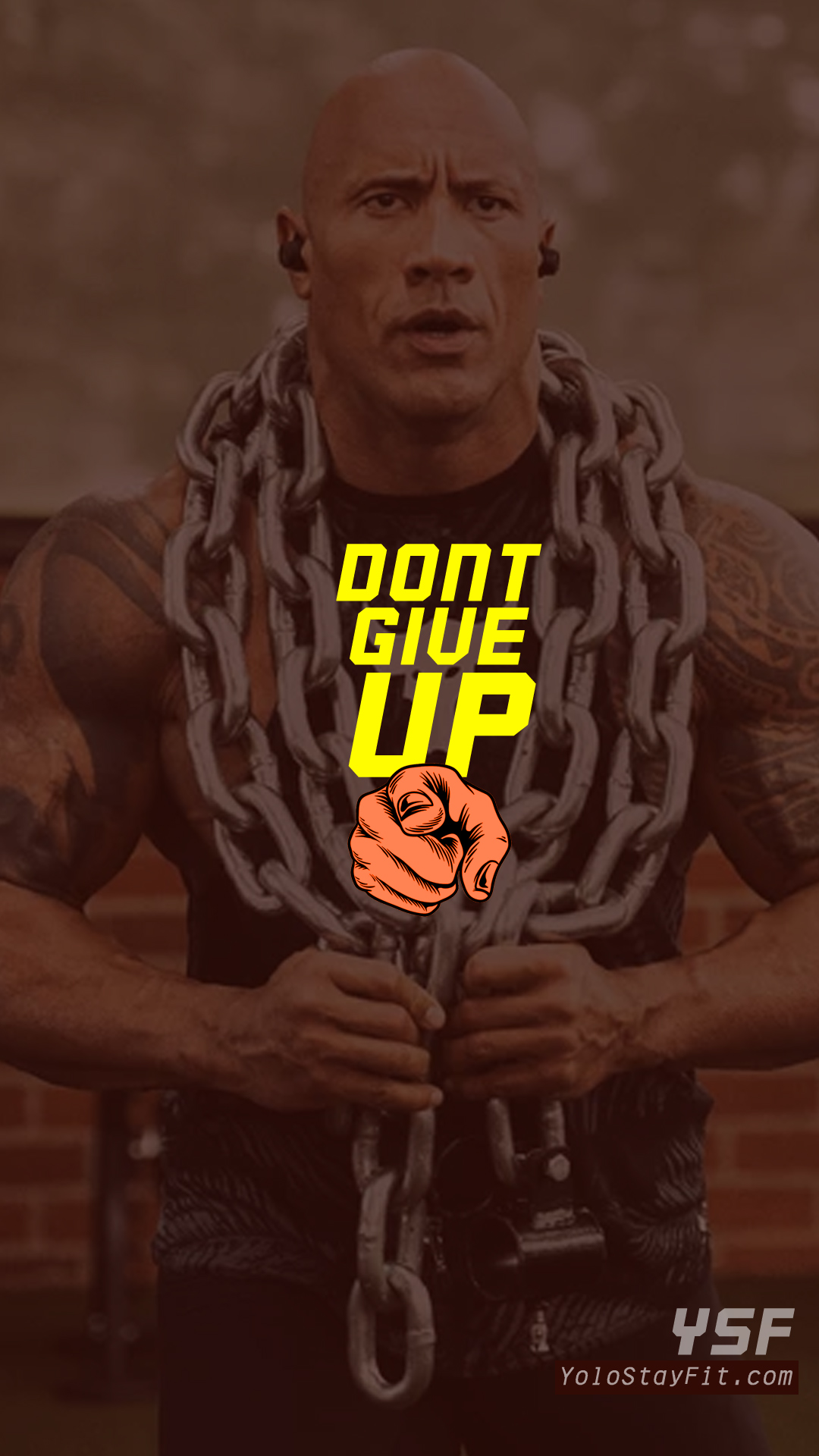the rock fitness motivation phone lockscreen wallpaper stay fit