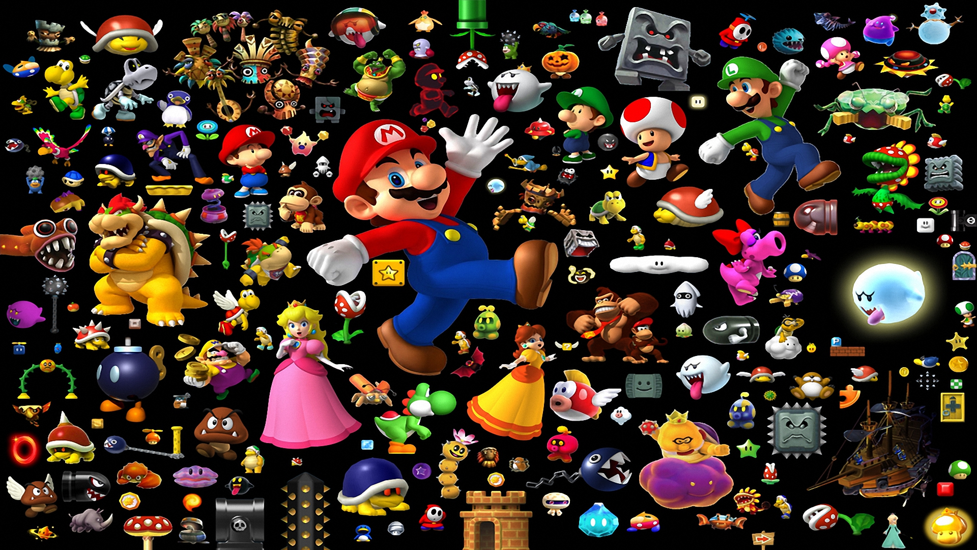 Super Mario All Stars + Super Mario World HD Wallpaper