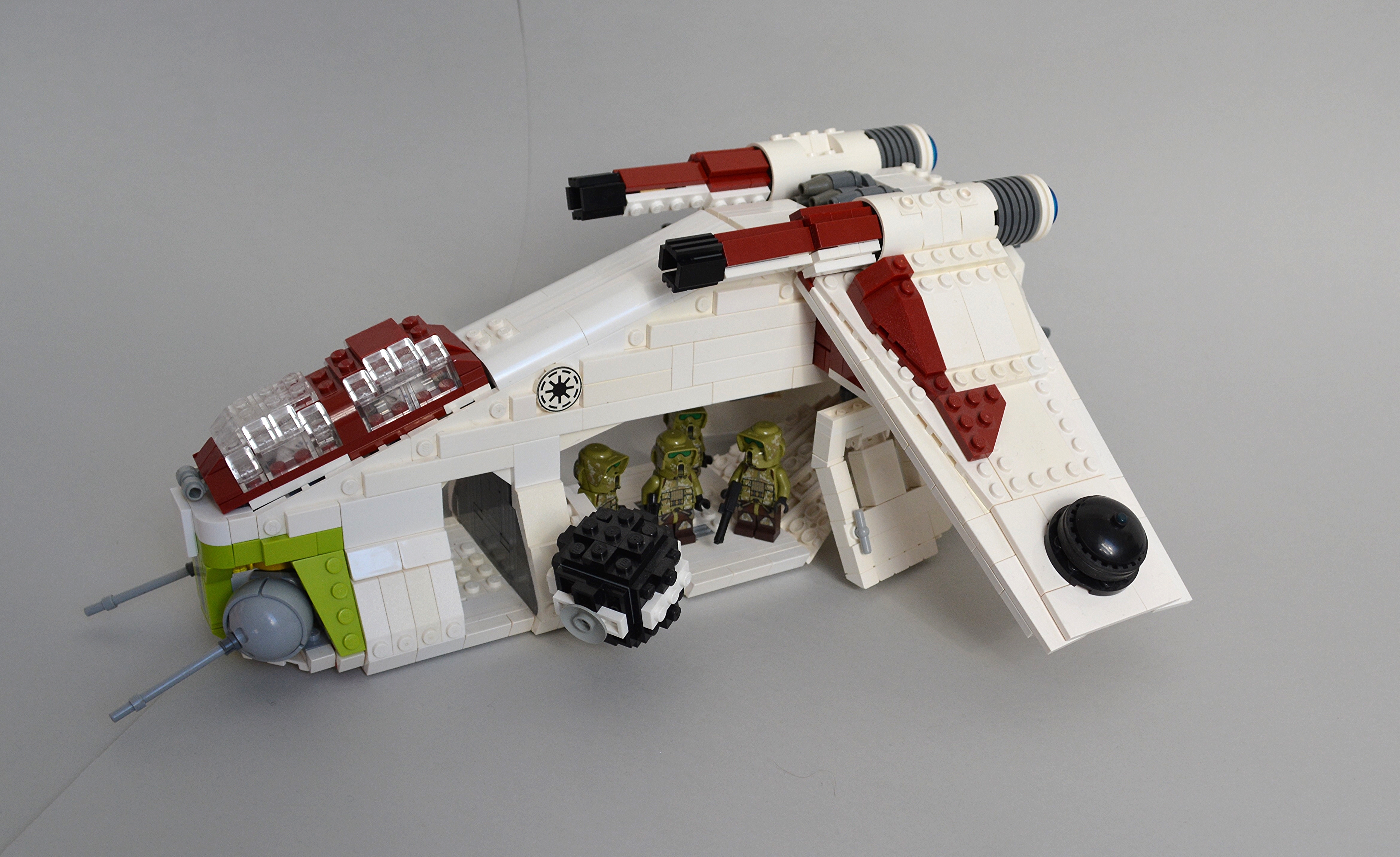 Wallpaper, 2, 3, star, model, republic, LEGO, battle, andrew, tiles, wars, clone, update, turret, episode, improvement, somers, gunship, moc, laat, kashyyyk 4681x2865