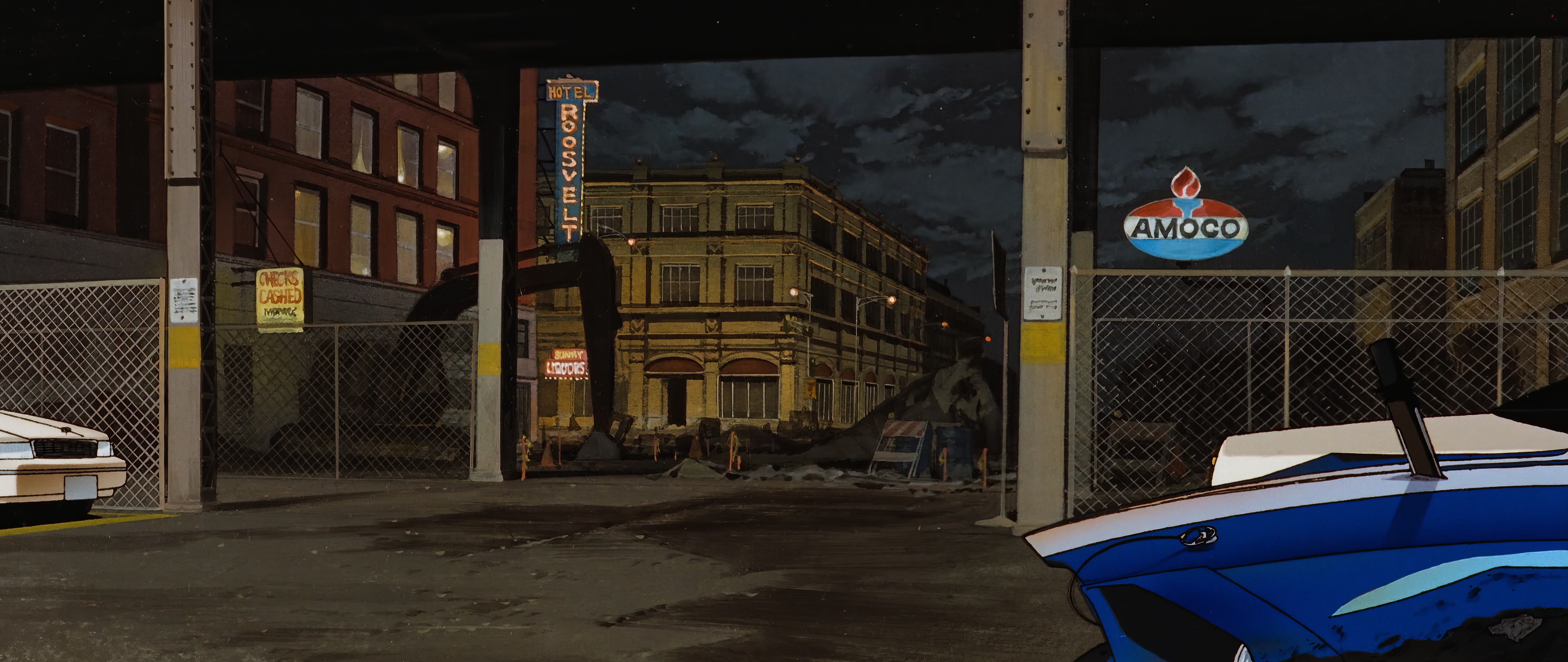 A Stab at the Hood (Gunsmith Cats) [5120x2160]: WidescreenWallpaper